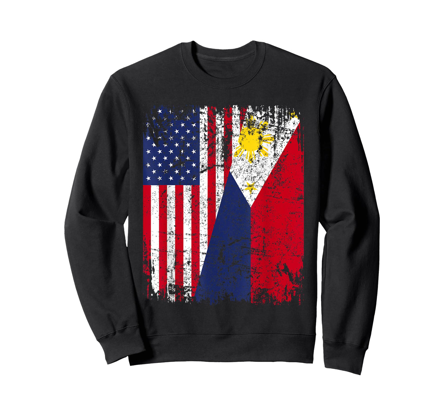 FILIPINO American Flag | Men Women Kids USA PHILIPPINES FLAG T-Shirt
