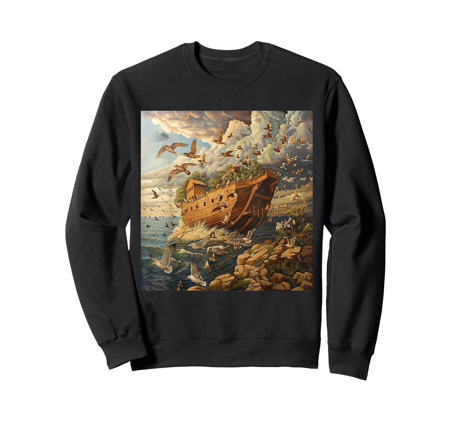 3. Art, Noah's Ark, Animals History Bible, Noah's Ship T-Shirt