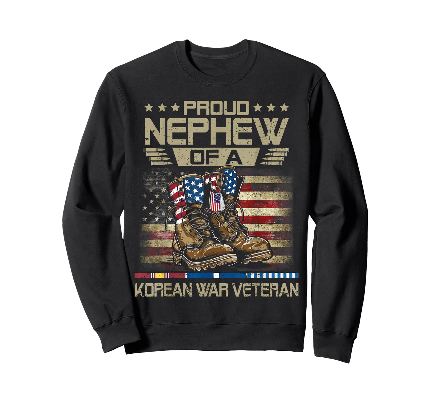 Proud Nephew Of US Korean War Veteran Family Matching T-Shirt