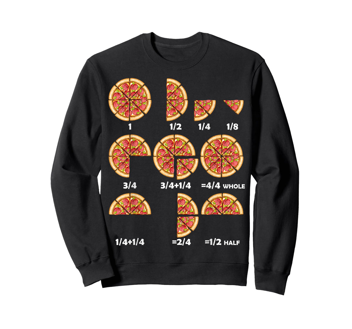 Maths Day Costume Idea Kids Teachers Pizza Slice Fraction T-Shirt
