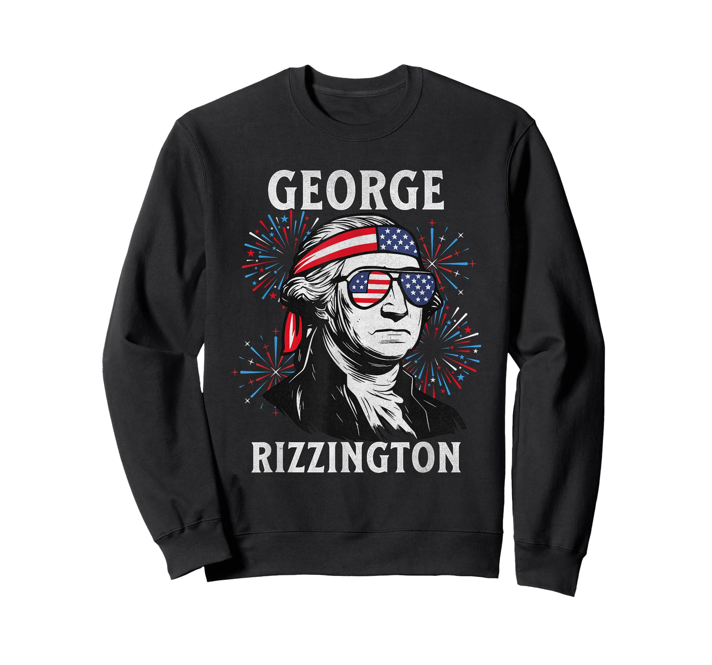 George Rizzington Funny 4th of July George Washington USA T-Shirt
