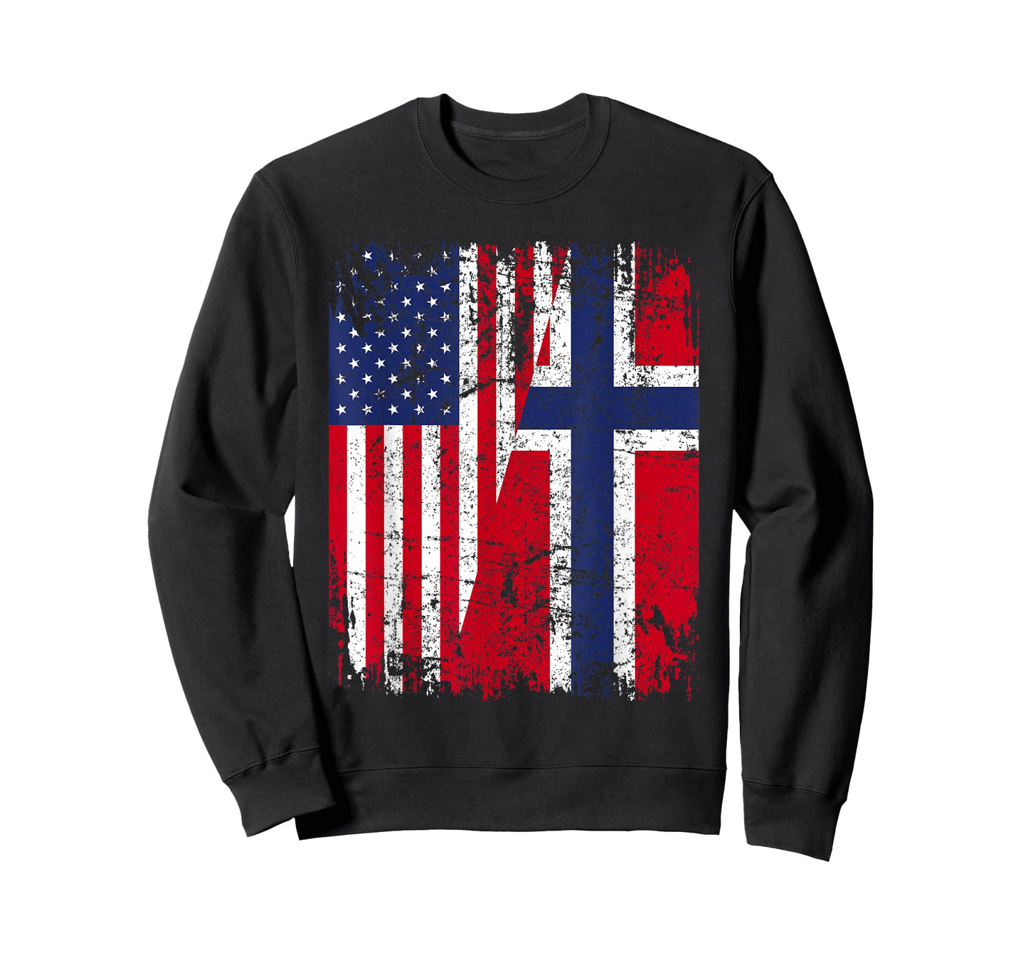 NORWEGIAN American Flag | Men Women Kids | NORWAY T-Shirt