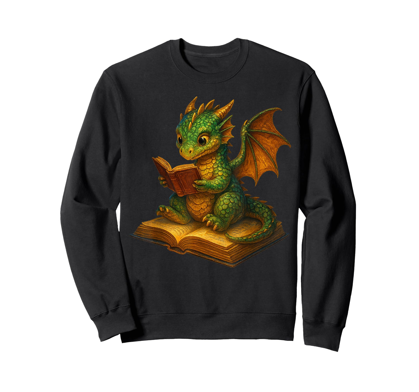 Reading Dragon Shirt for Bookish, Teacher Librarian Bookworm T-Shirt