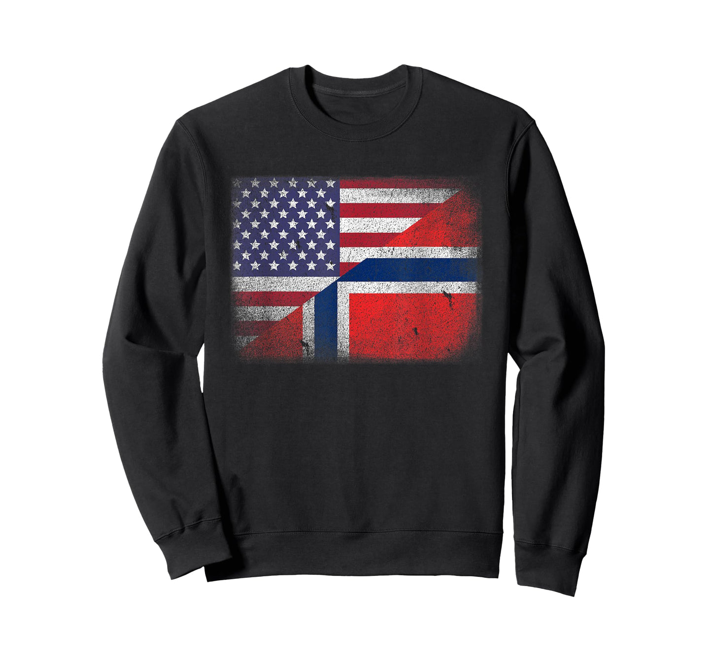 Norway Usa Norwegian American Flag Norge Women Kids Men T-Shirt