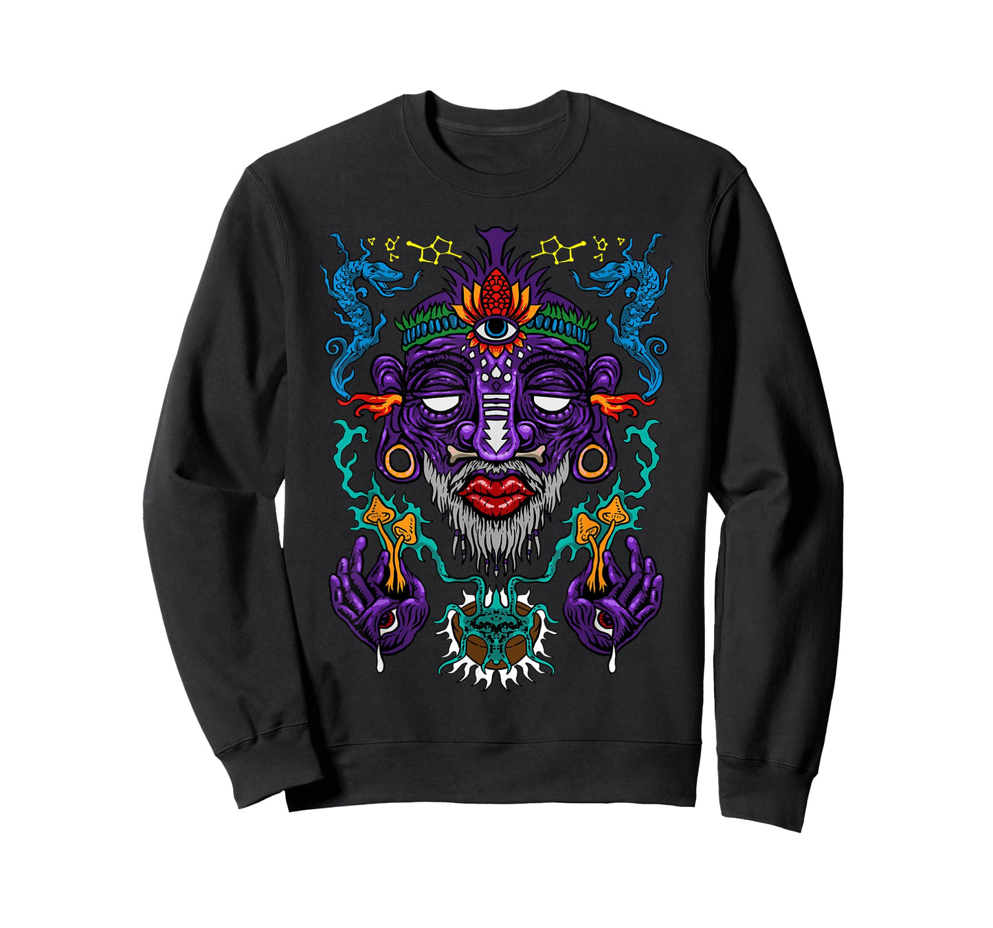 Colorful Witch Doctor | Psychedelic Shaman | Medicine Men T-Shirt