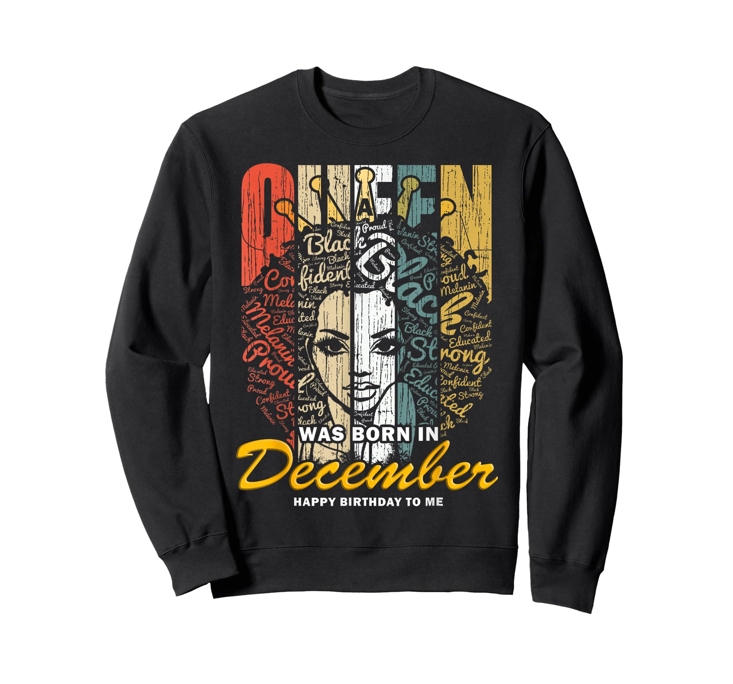 December Birthday Queen Shirts for Women Black Girl Magic T-Shirt