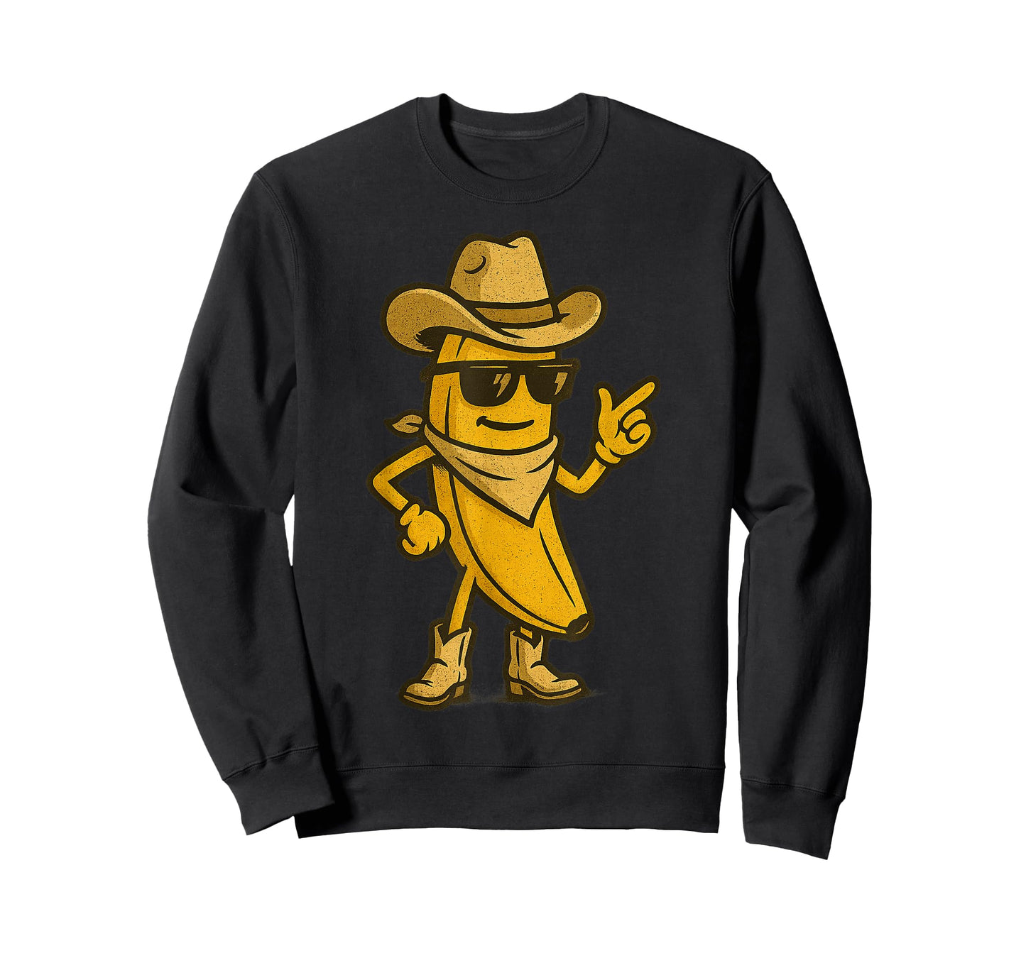 Banana Cowboy Cowgirl Country Western Funny Banana T-Shirt