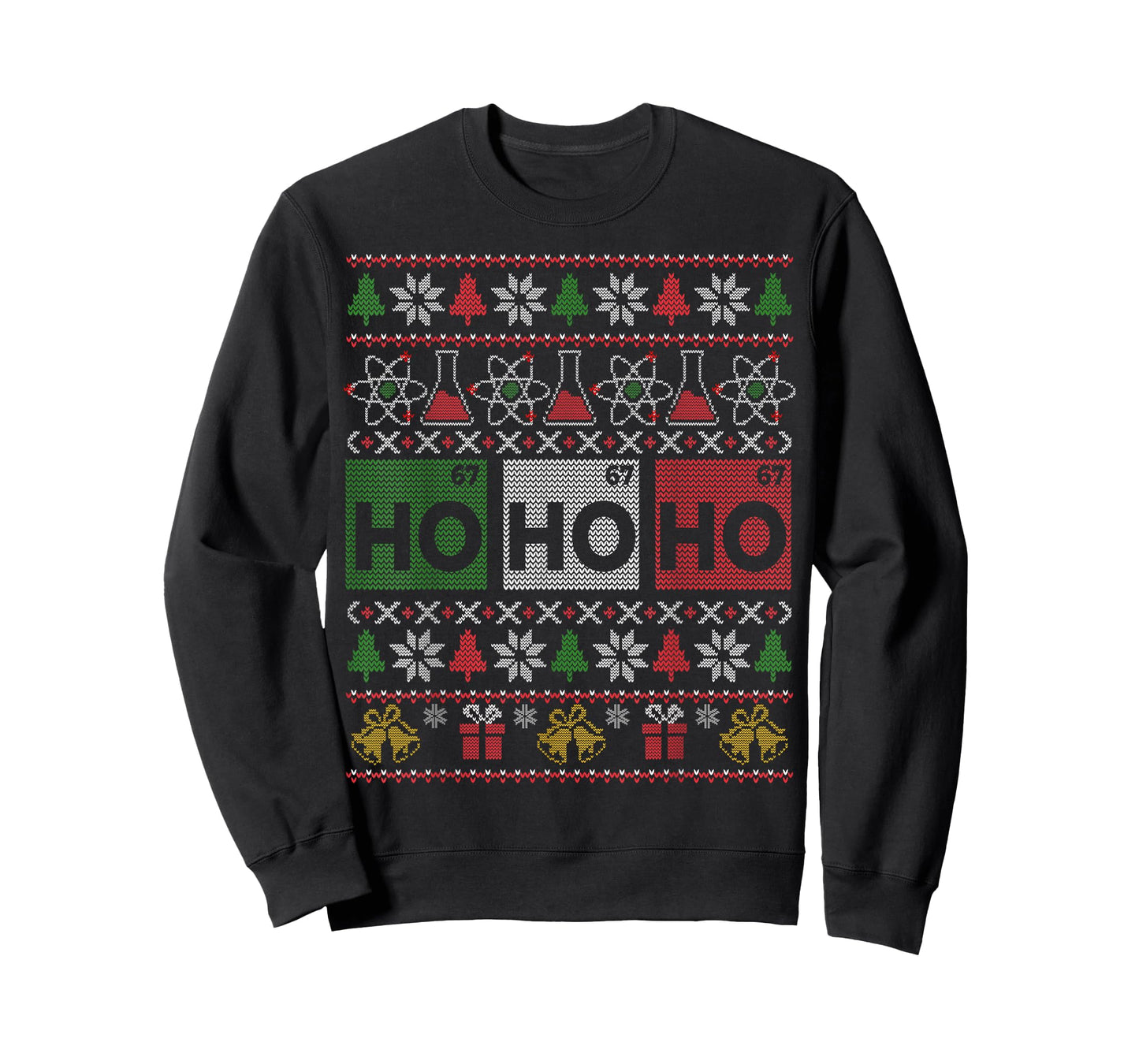 Ho Ho Ho Holmium Chemistry Element 67 of Periodic Table Xmas T-Shirt