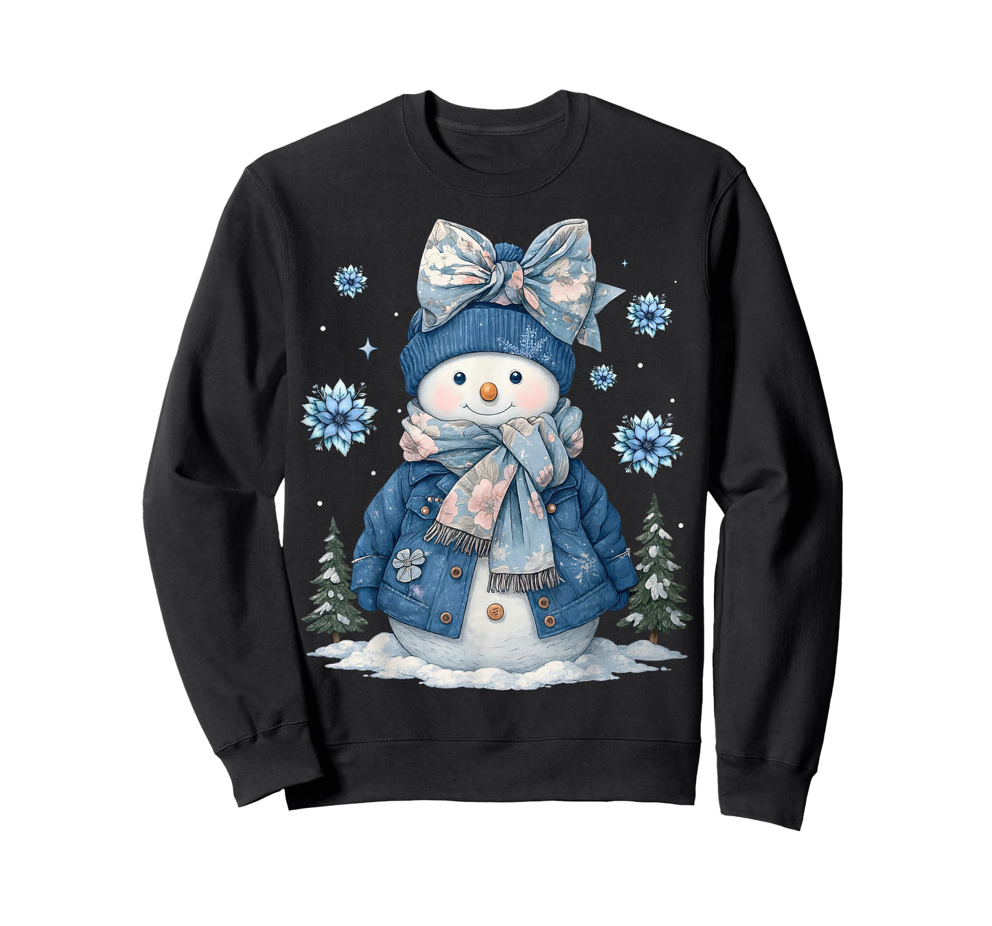 Snowman for Women Men Kids Grandkids Christmas T-Shirt