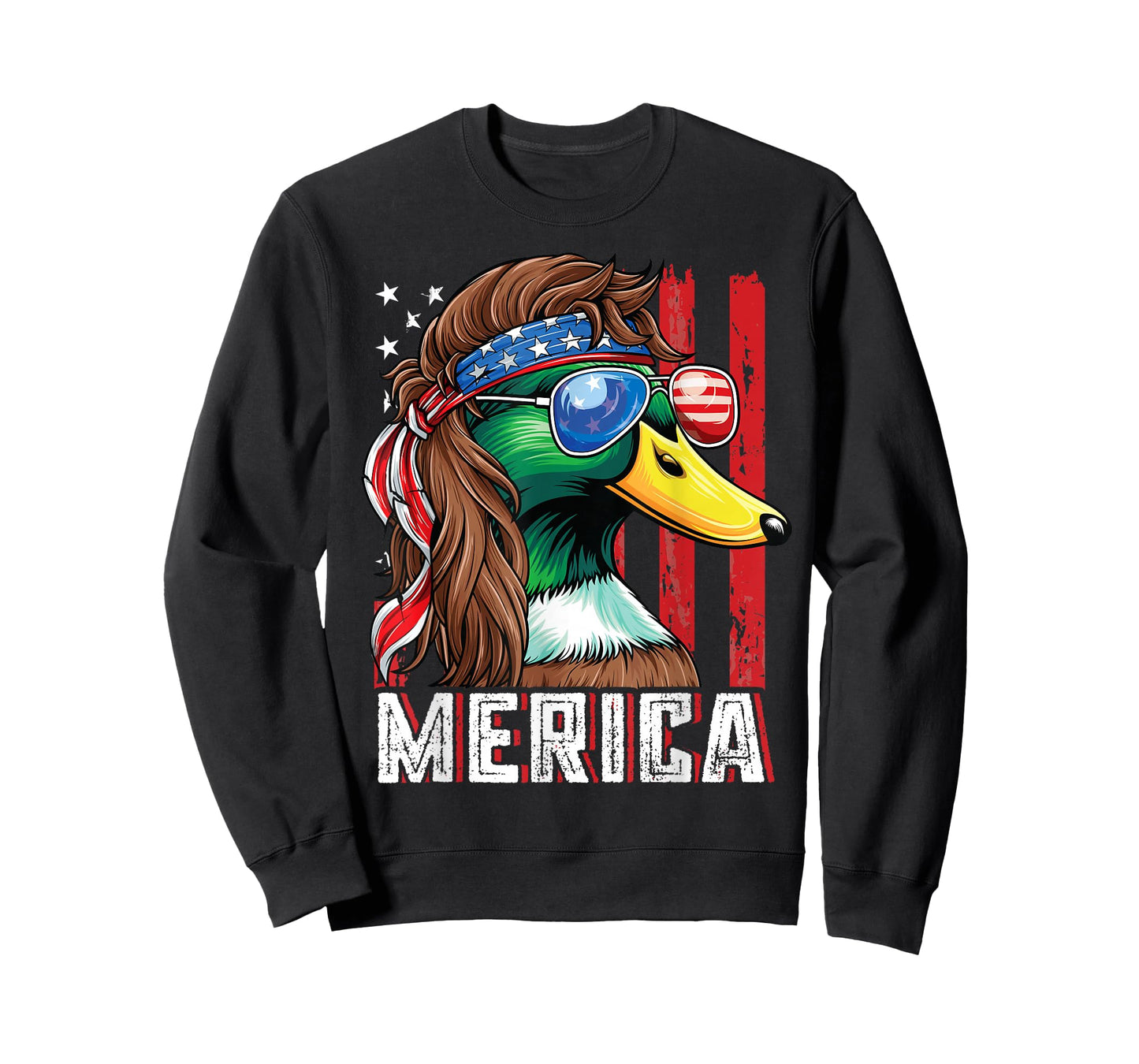 Duck Hunter Shirt USA Flag Merica Funny Waterfowl Hunting T-Shirt