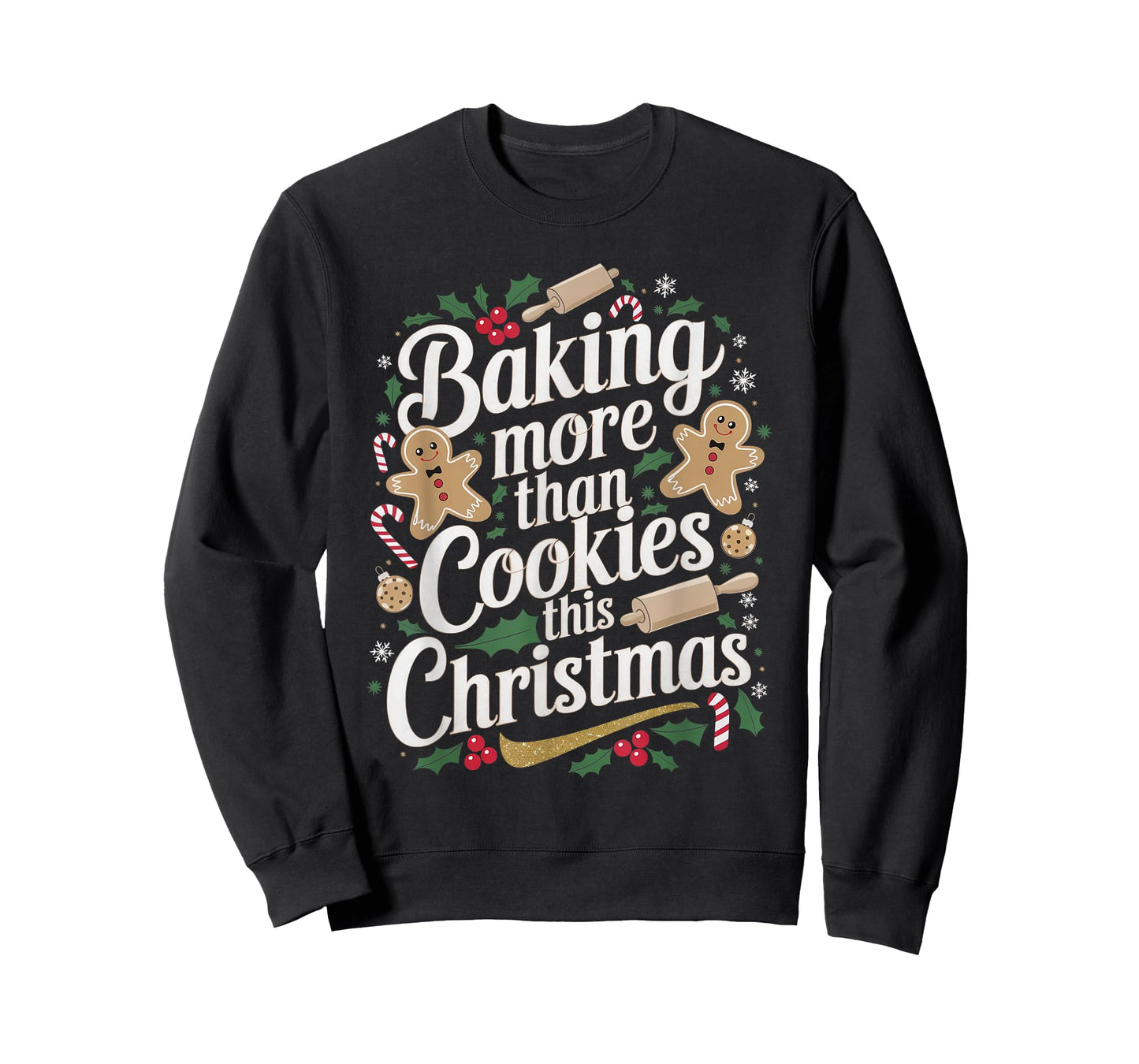Baking More Than Cookies This Christmas Pregnancy Baby Baker T-Shirt