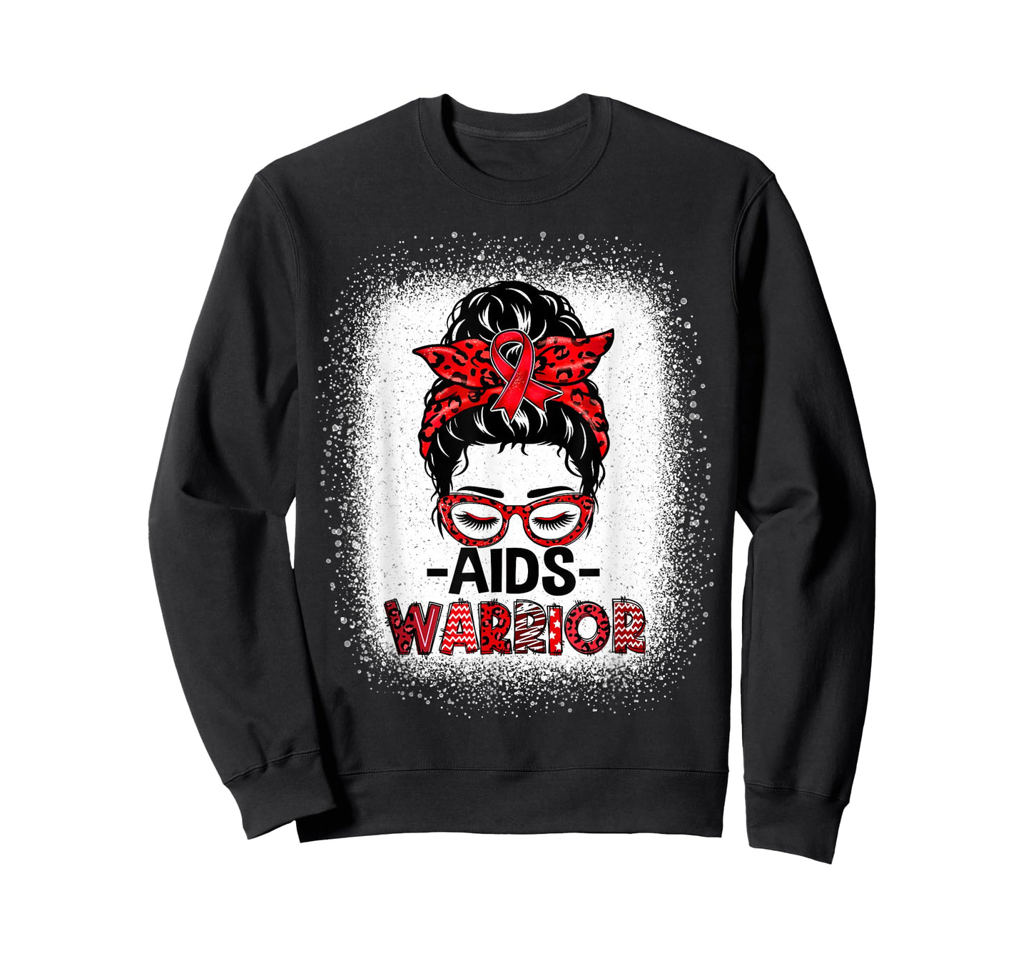 Aids Warrior Red Ribbon World Aids Day Hiv Aids Awareness T-Shirt