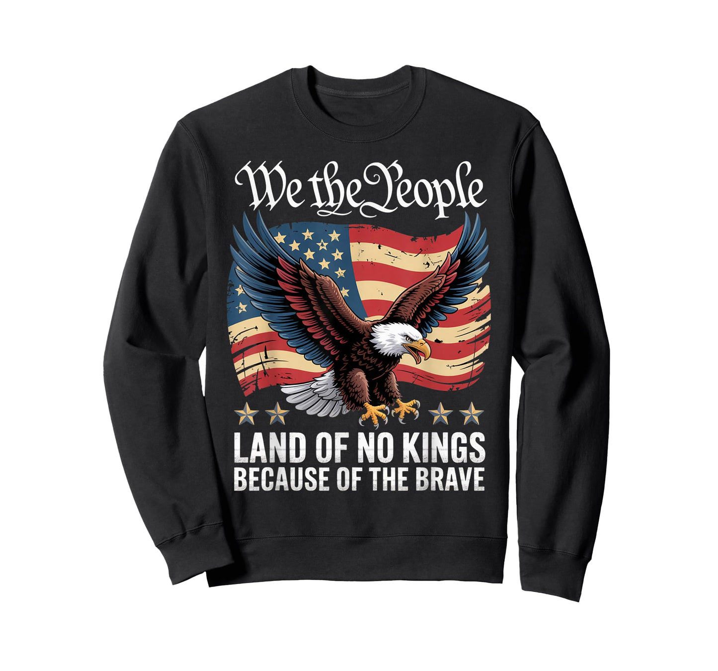 Land of No Kings Because of The Brave No Kings Day T-Shirt