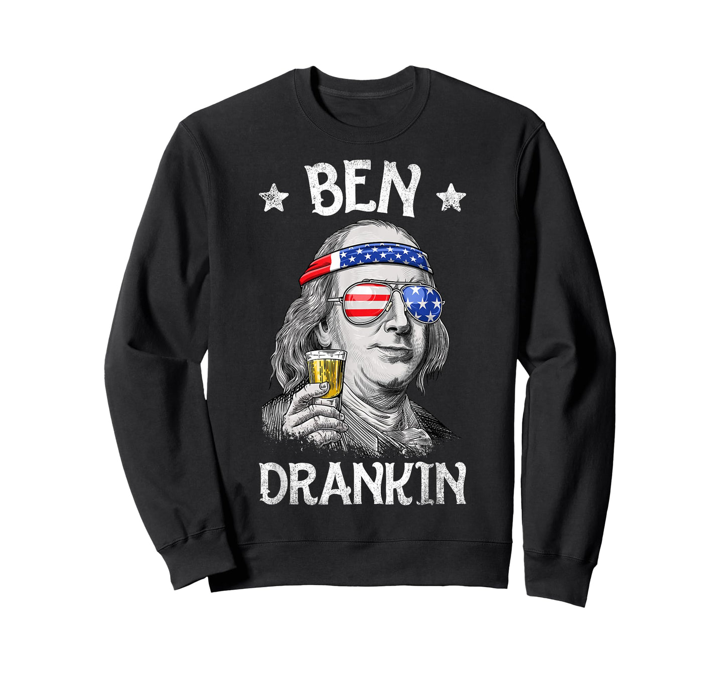 Ben Drankin 4th July Benjamin Franklin Men American T-Shirt