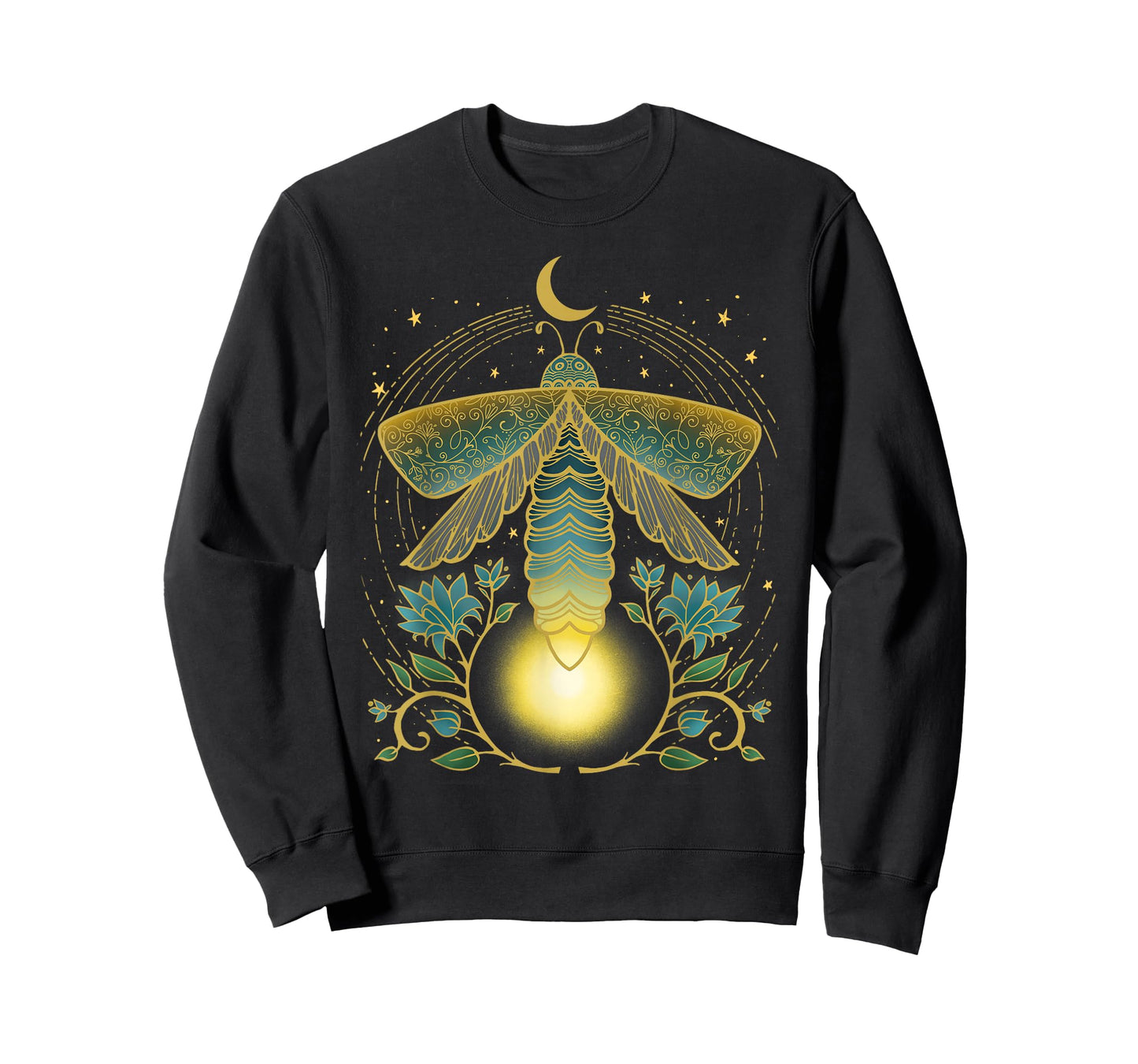 Firefly, Magical Lunar Mystical Design for Nature Lovers T-Shirt