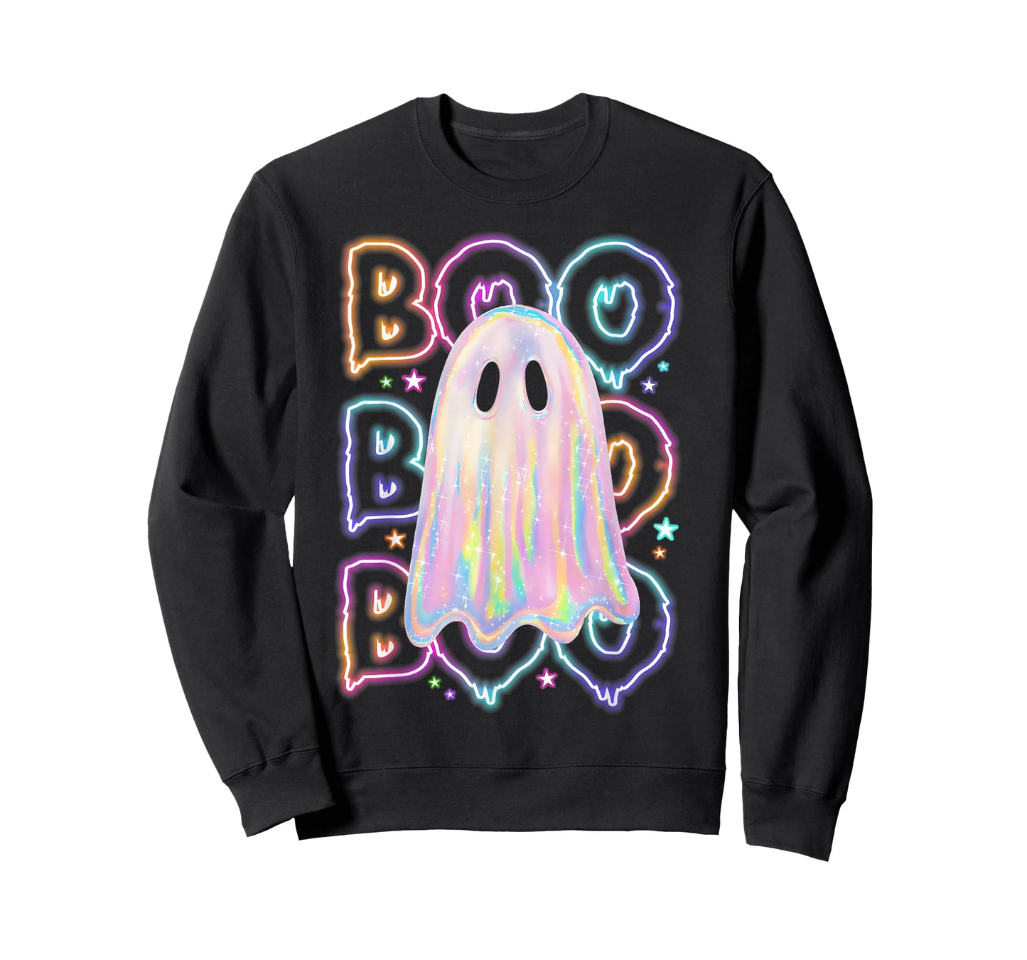 Cute Colorful Boo Ghost Boujee Halloween Costume Kid Toddler T-Shirt