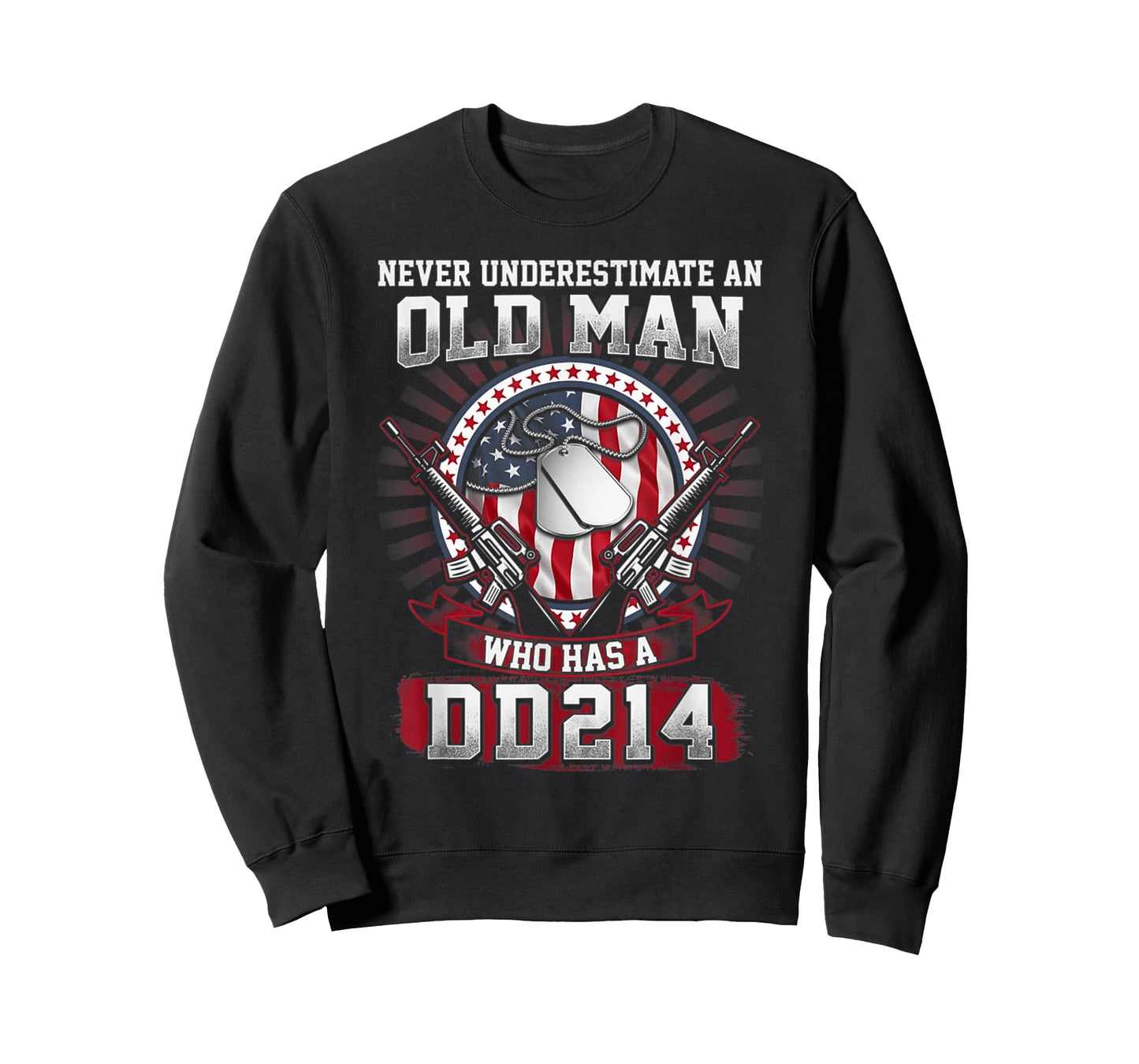 Never Underestimate An Old Man Who Has A DD214 - Veteran T-Shirt