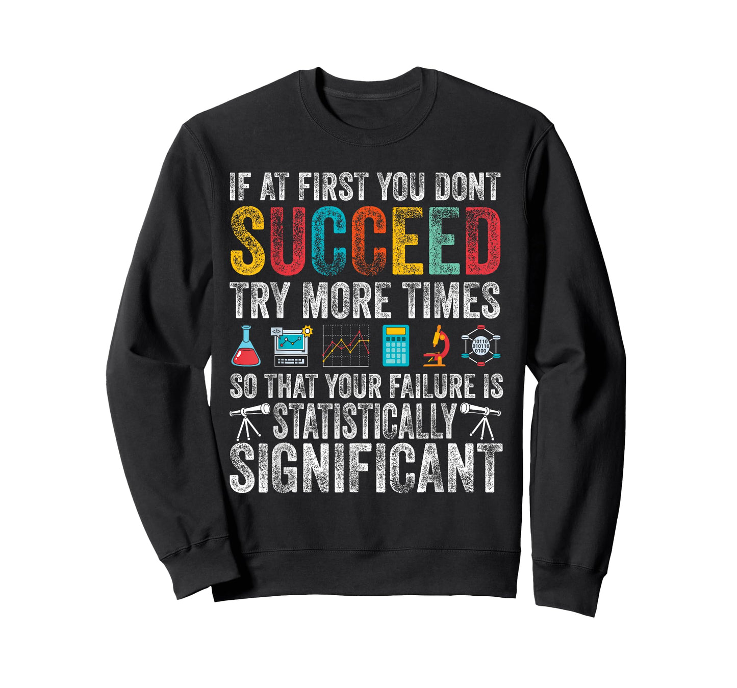 Vintage Statistics Science Pun for Men Women Chemistry Lover T-Shirt