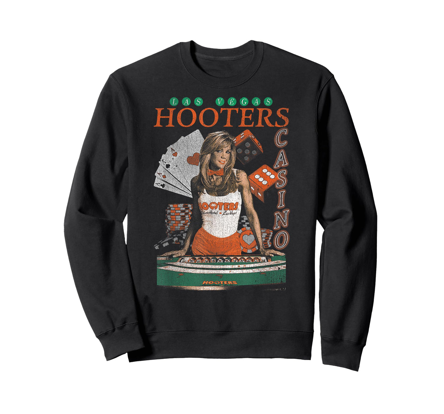 Hooters Calendar Las Vegas Casino 2006 Vintage Pin Up Girl T-Shirt