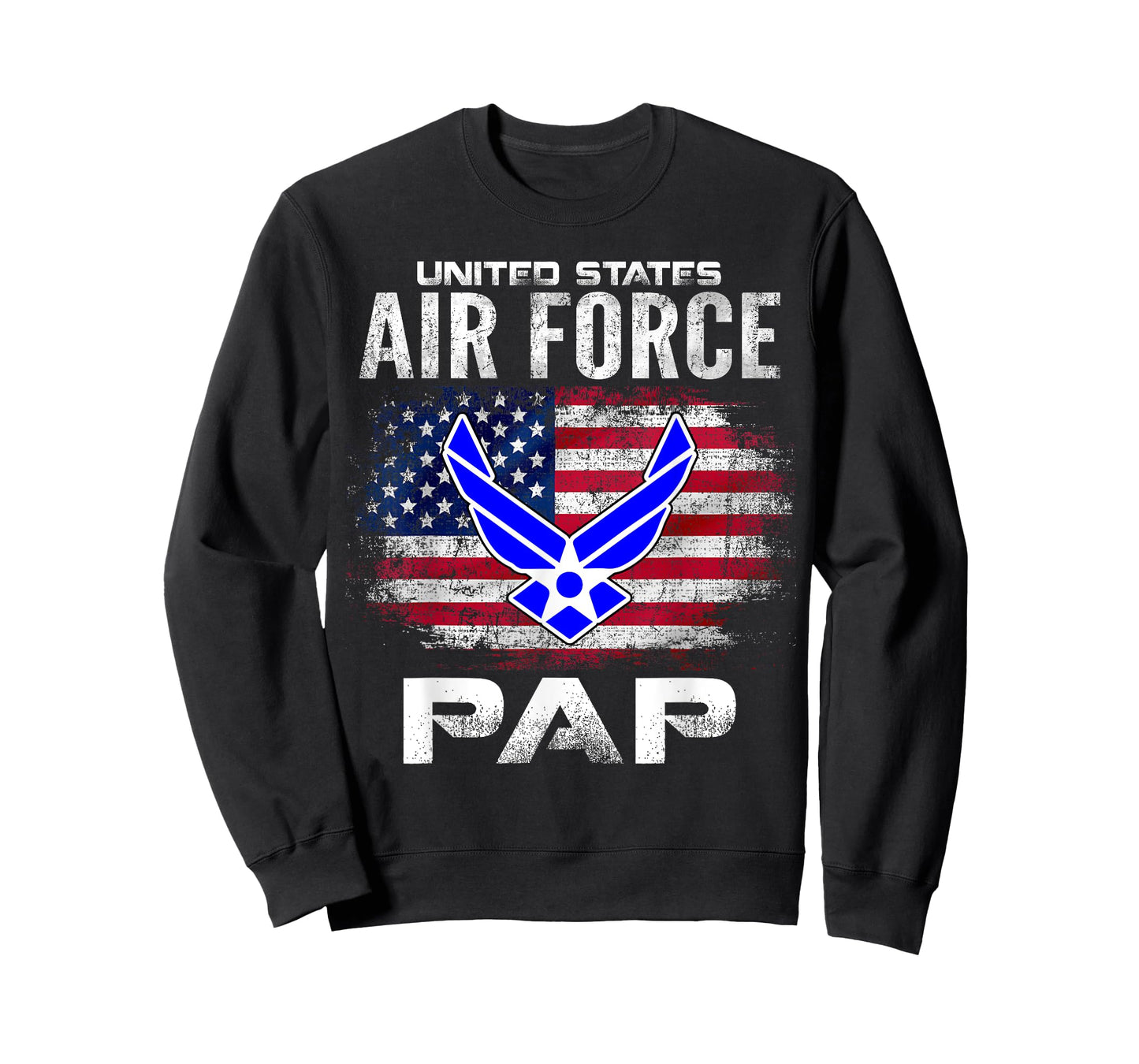 United States Flag American Air Force Pap Veteran Day T-Shirt