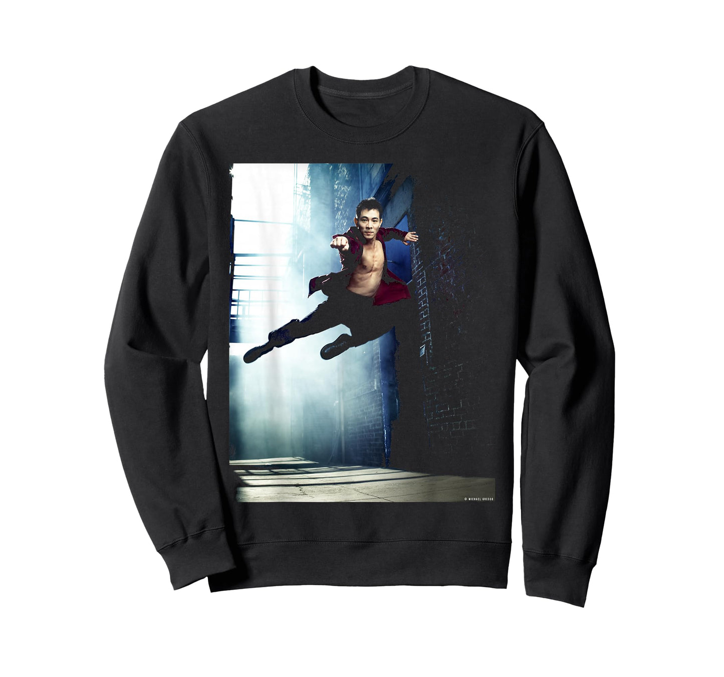 Fist of Legend Actor Jet Li Martial Artist by Michael Grecco T-Shirt