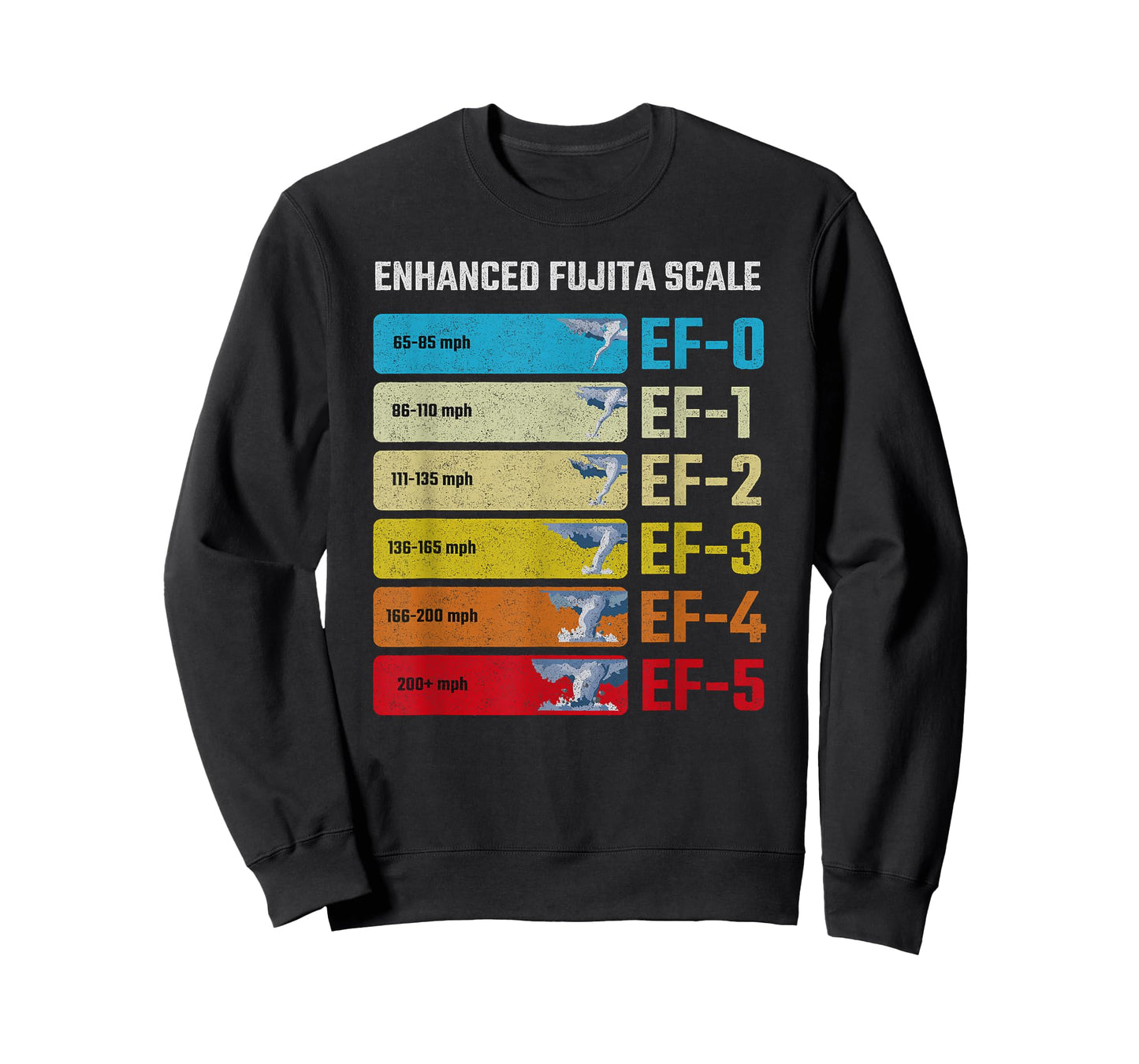 Enhanced Fujita Scale Tornado Chasing Storm Meteorology T-Shirt