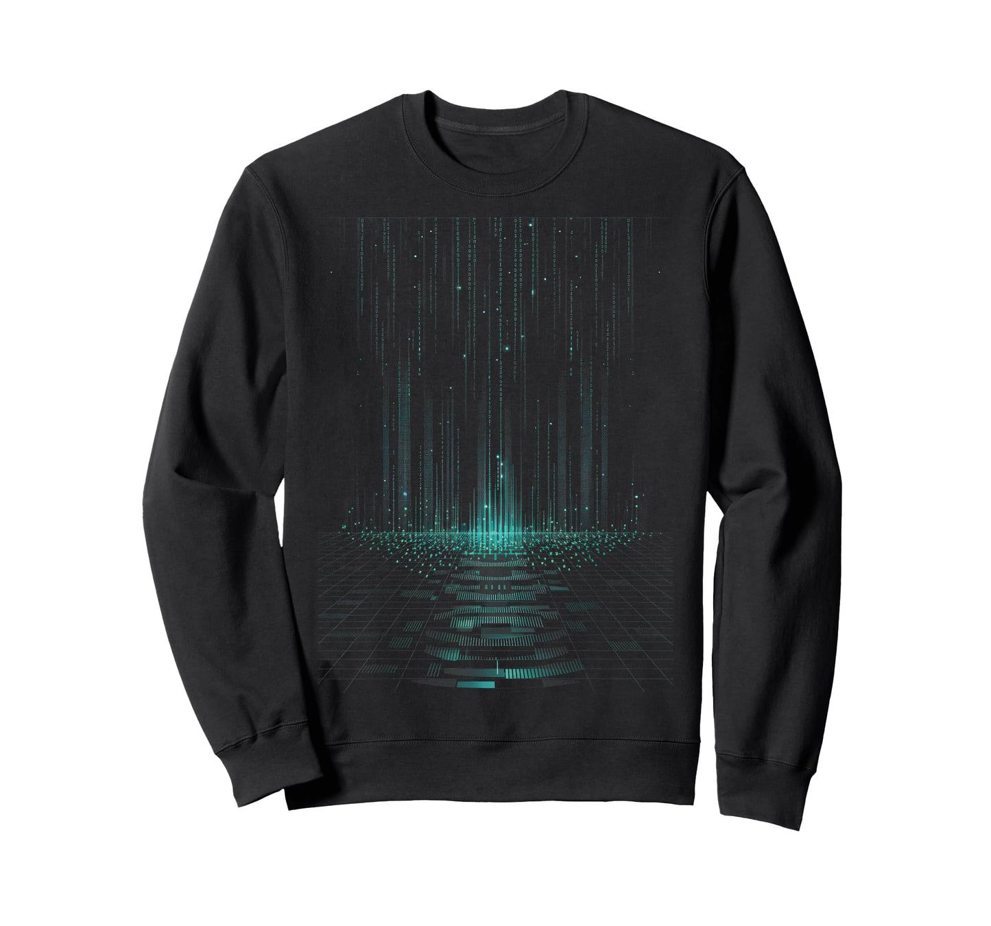 Code binaire Matrix Green Digital Cyberpunk T-Shirt