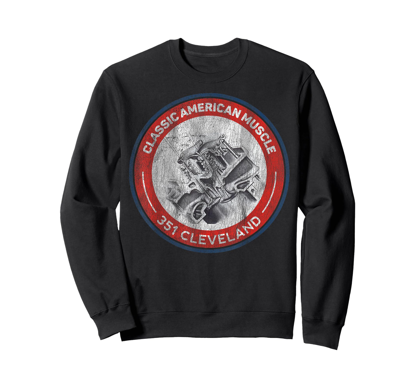 351 Cleveland Canted Valve Musclecar Retro Logo Tshirt T-Shirt
