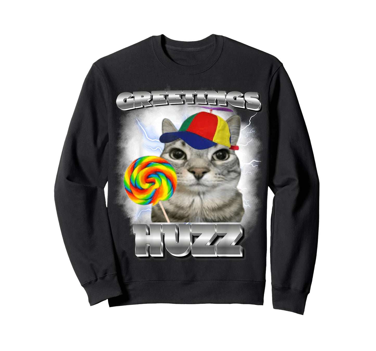 Greetings Huzz Meme Cat Meme Funny Memes Internet Memes Joke T-Shirt