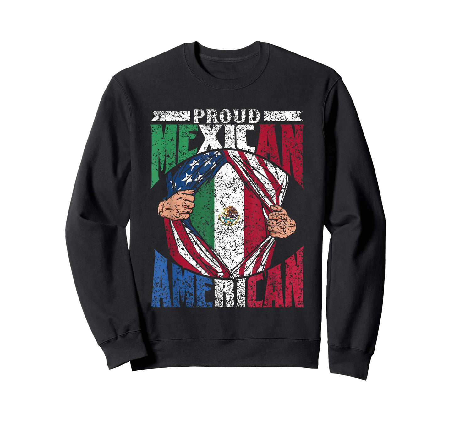 Proud Mexican American Us Mexican American T-Shirt