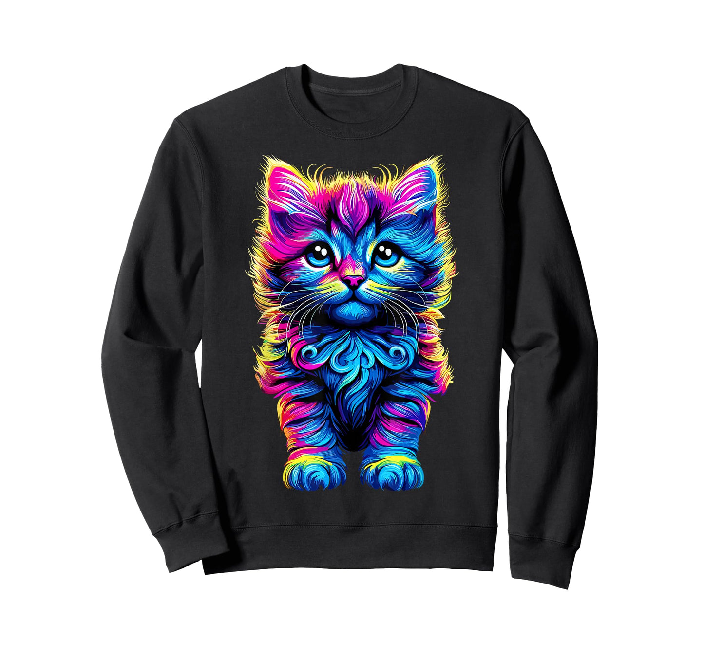 Colorful Cat Cute Kitten Lover T-Shirt