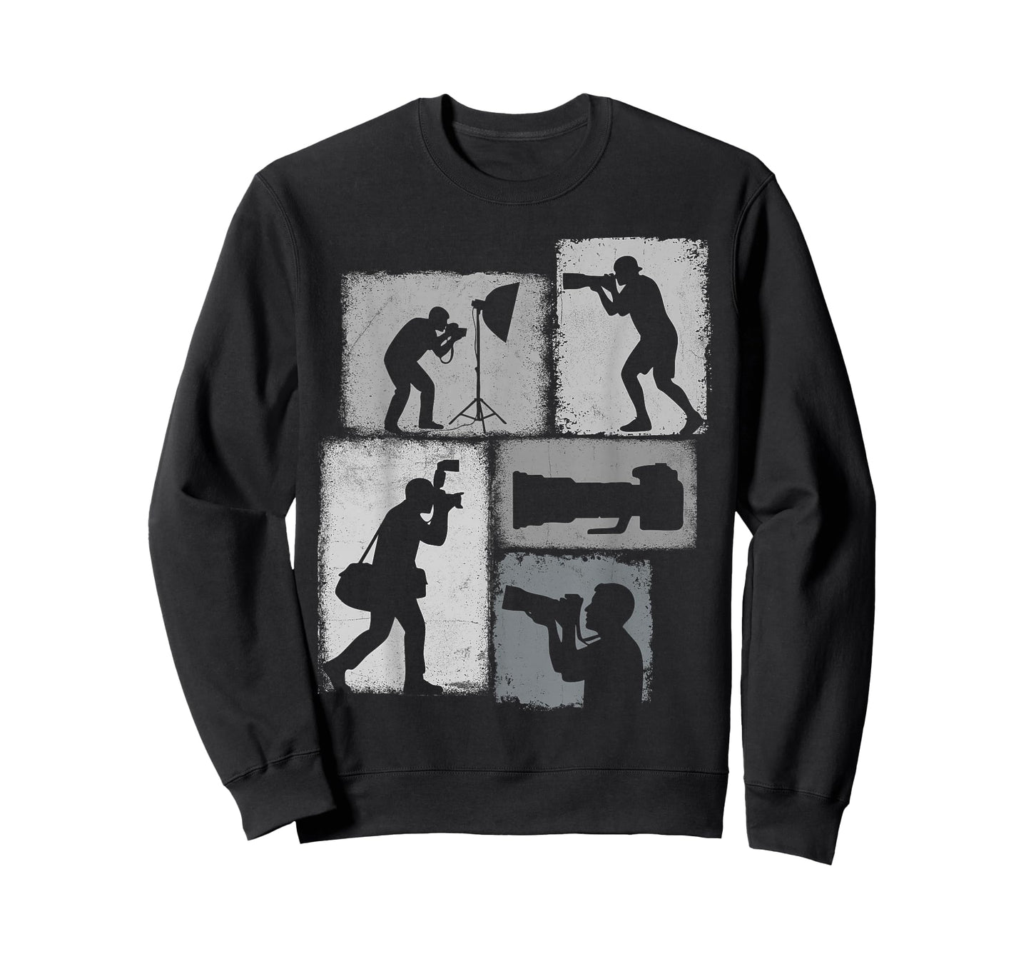 Photographer Vintage Collage Photography Men Photojournalist T-Shirt