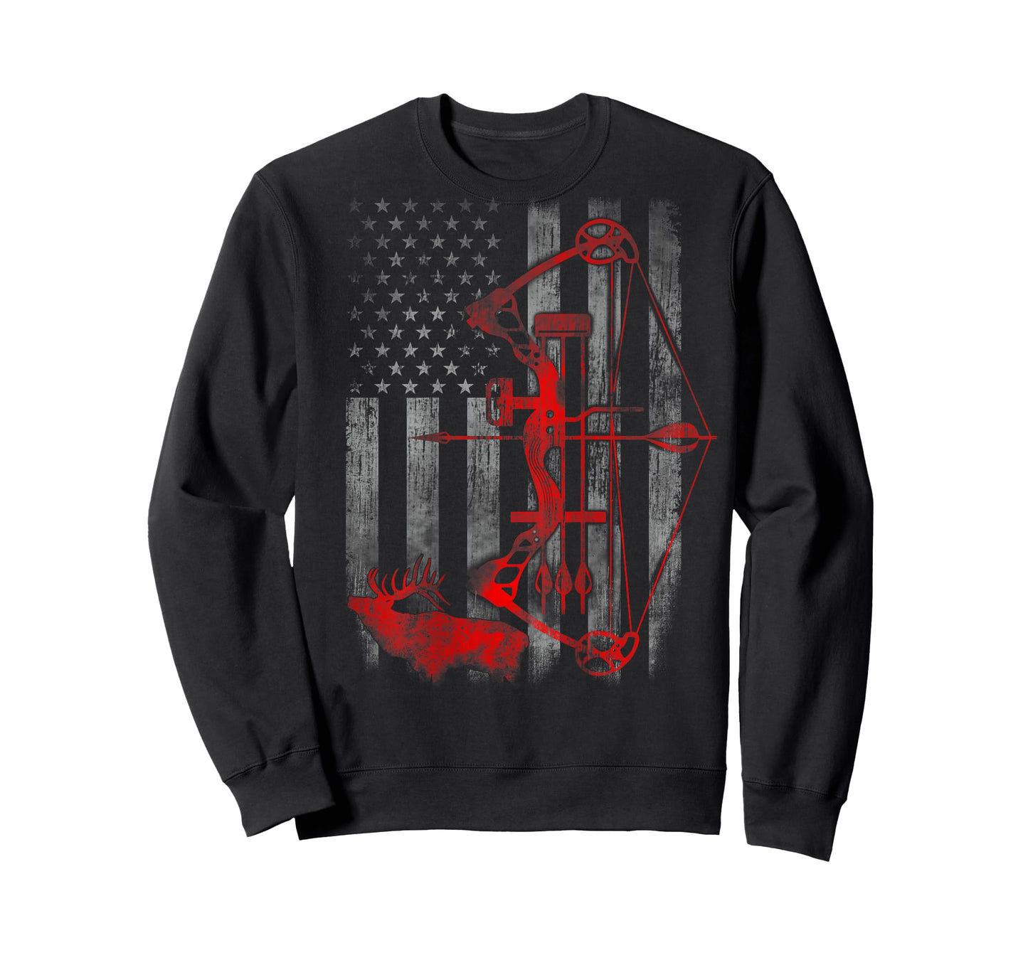Bow Deer hunting flag Archery T-Shirt