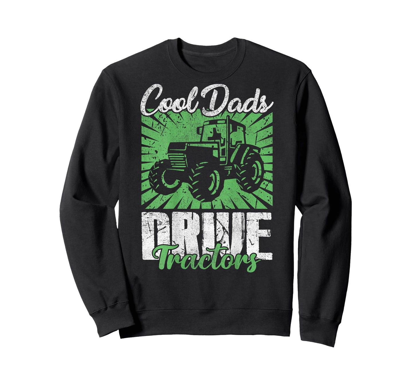 Cool Dads Drive Tractors Farmer Dad Farming Men (On Back) T-Shirt