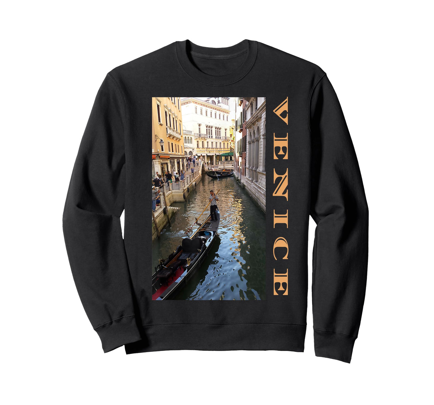 Venice Italy Canal Gondola Travel Souvenirs Photography T-Shirt