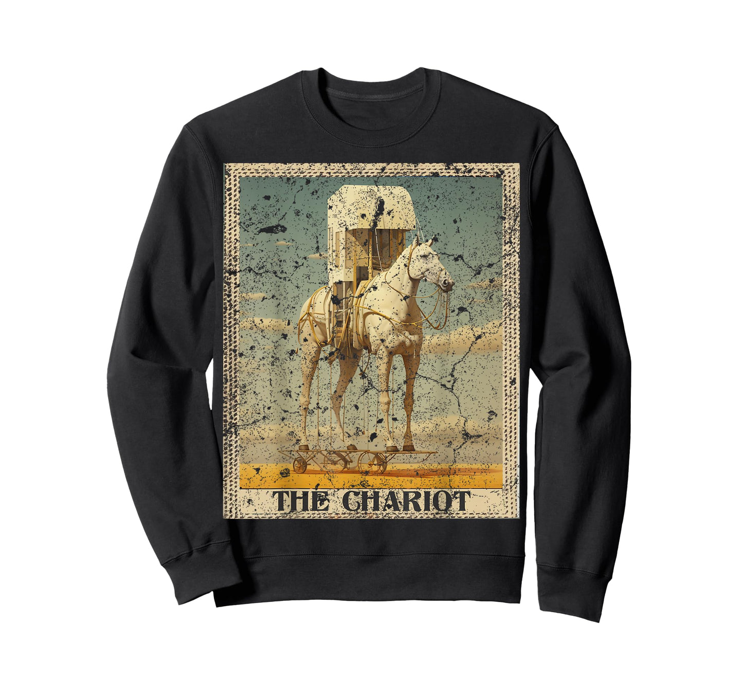 Abstract Art Tarot Card The Chariot T-Shirt