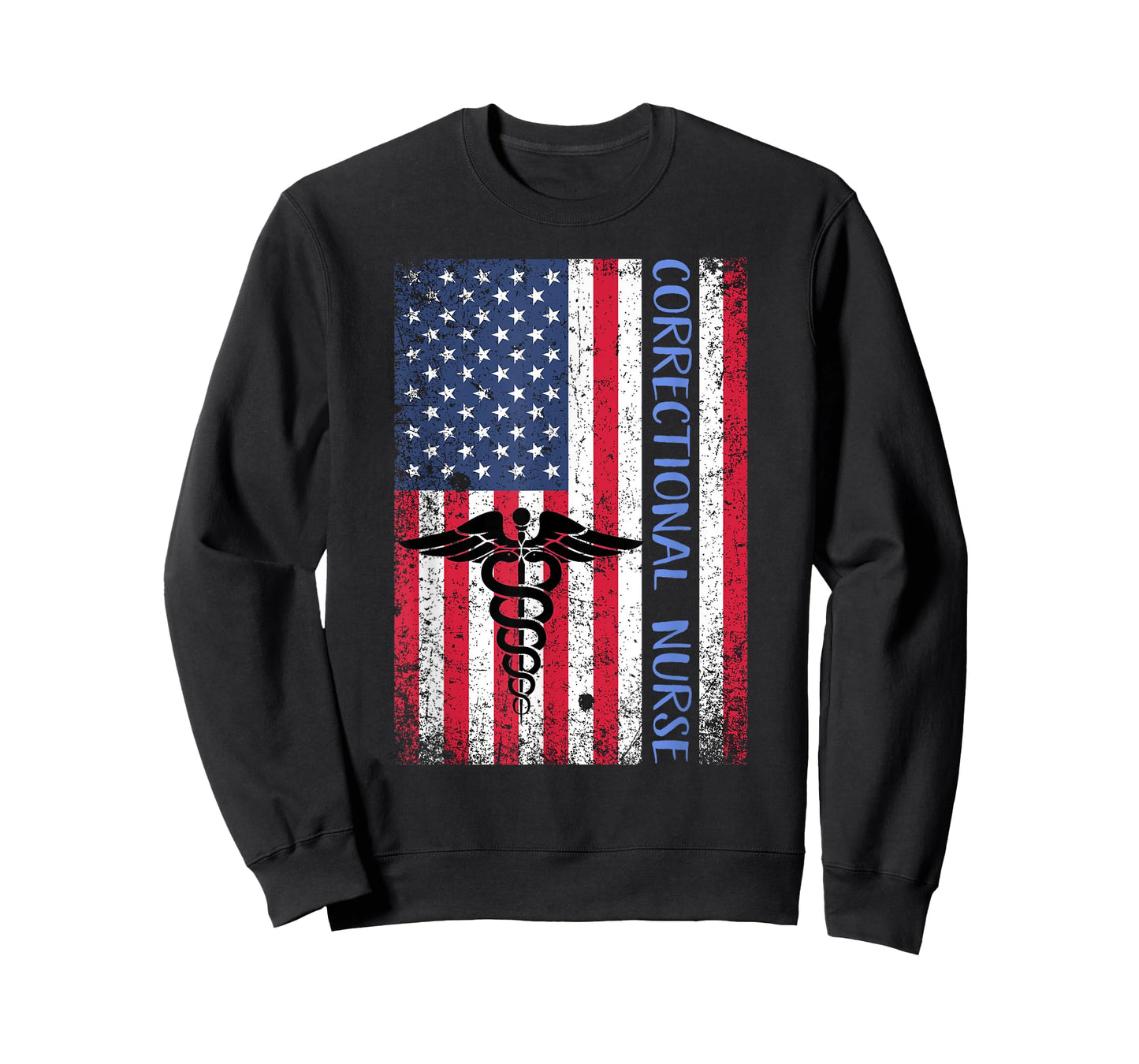 Correctional Nurse Gift Nursing Shirt American Flag July 4 T-Shirt