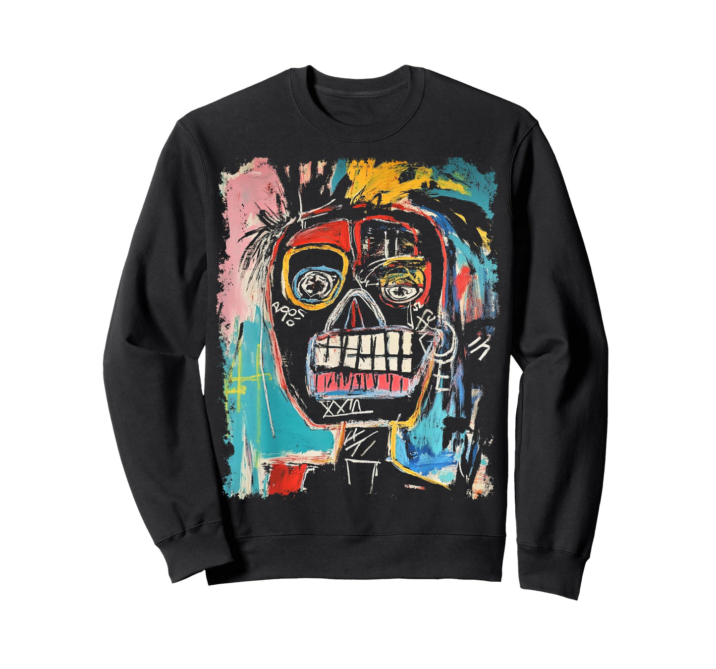 Animal Pop Art Design With A Human On It Men's Graffiti T-Shirt