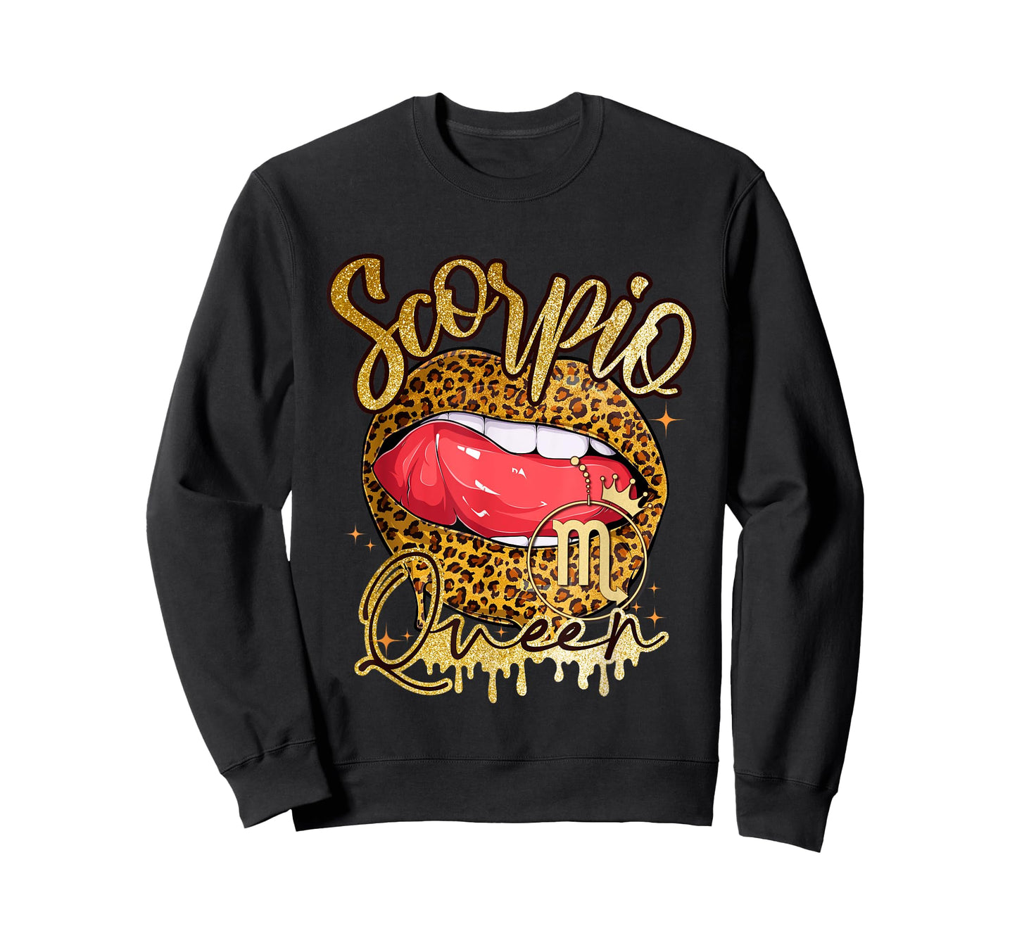 Scorpio Girl Birthday Funny Melanin Afro Queen Black Women T-Shirt