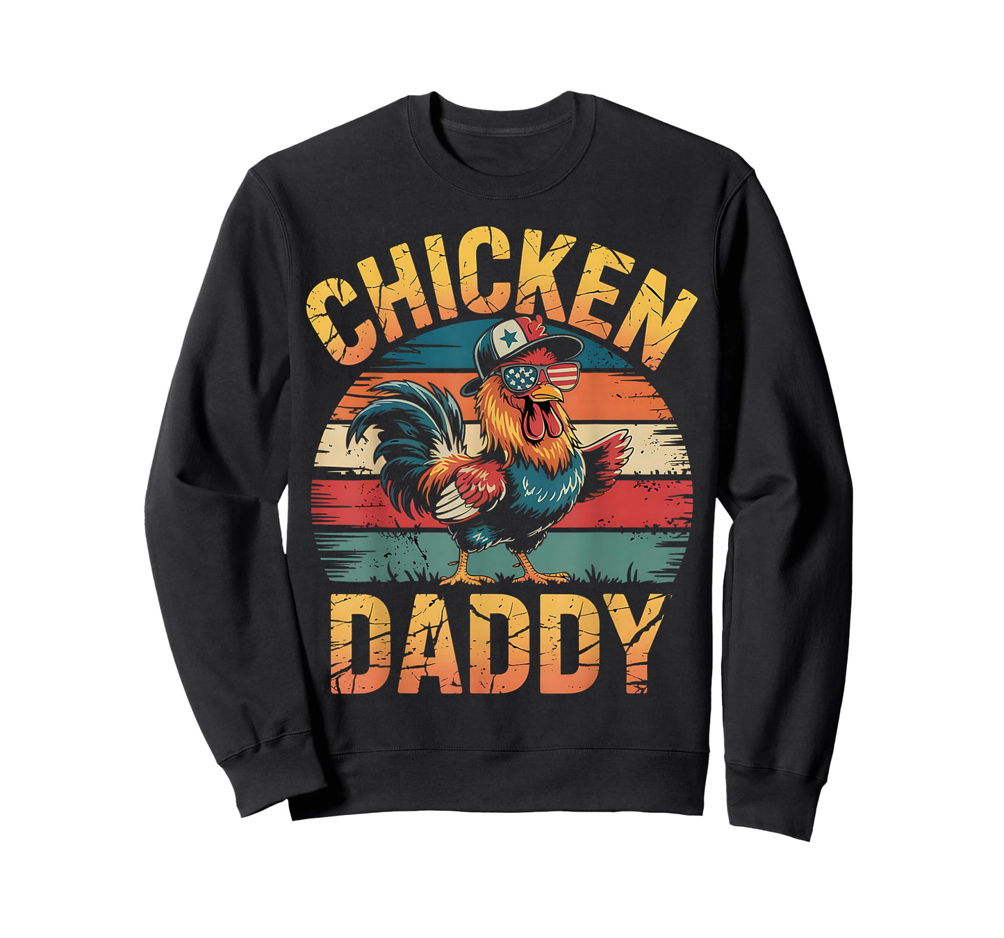 Chicken Daddy Funny Farmer For Men T-Shirt