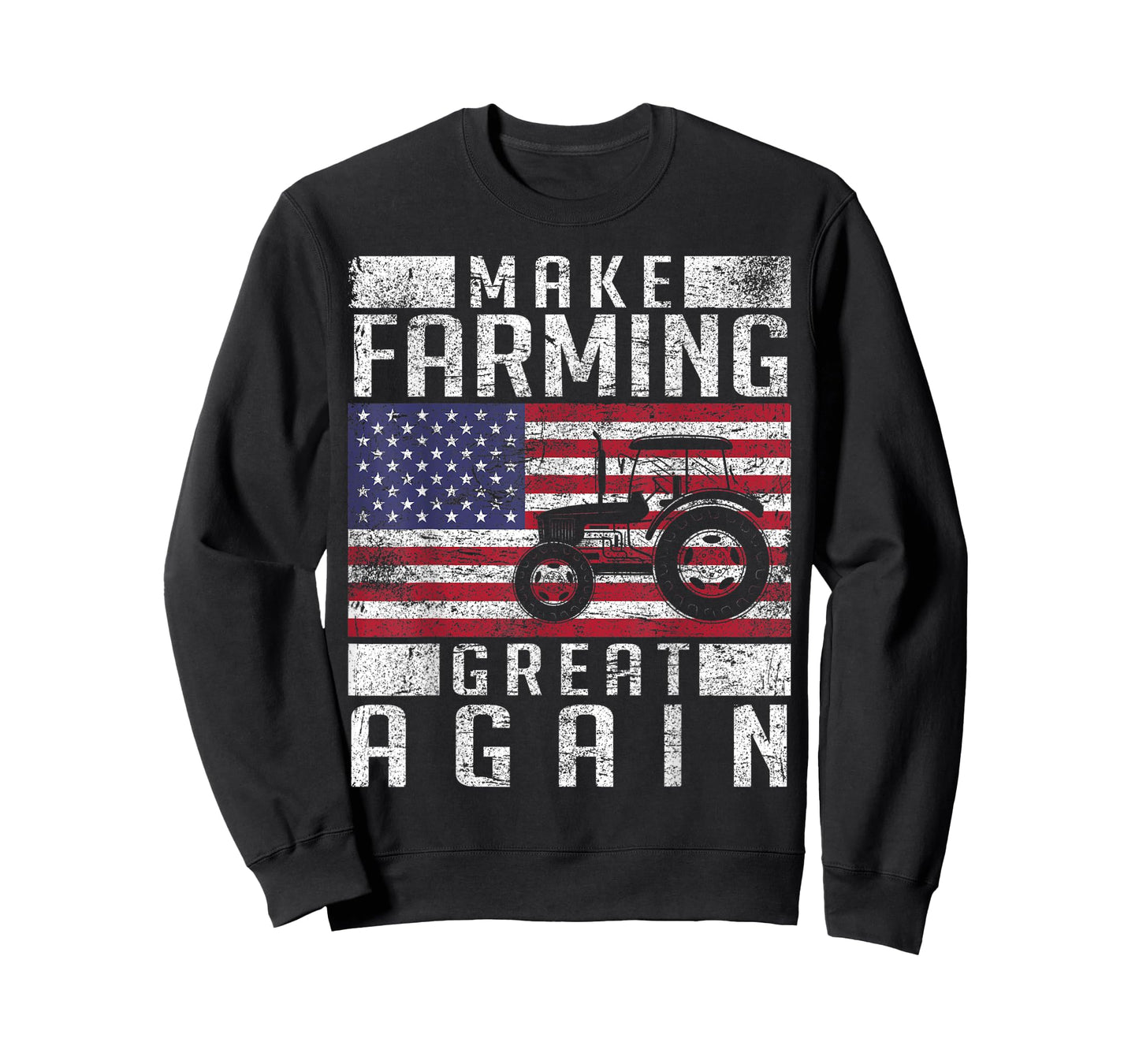 Make Farming Great Again American Flag Farmer Family Party T-Shirt