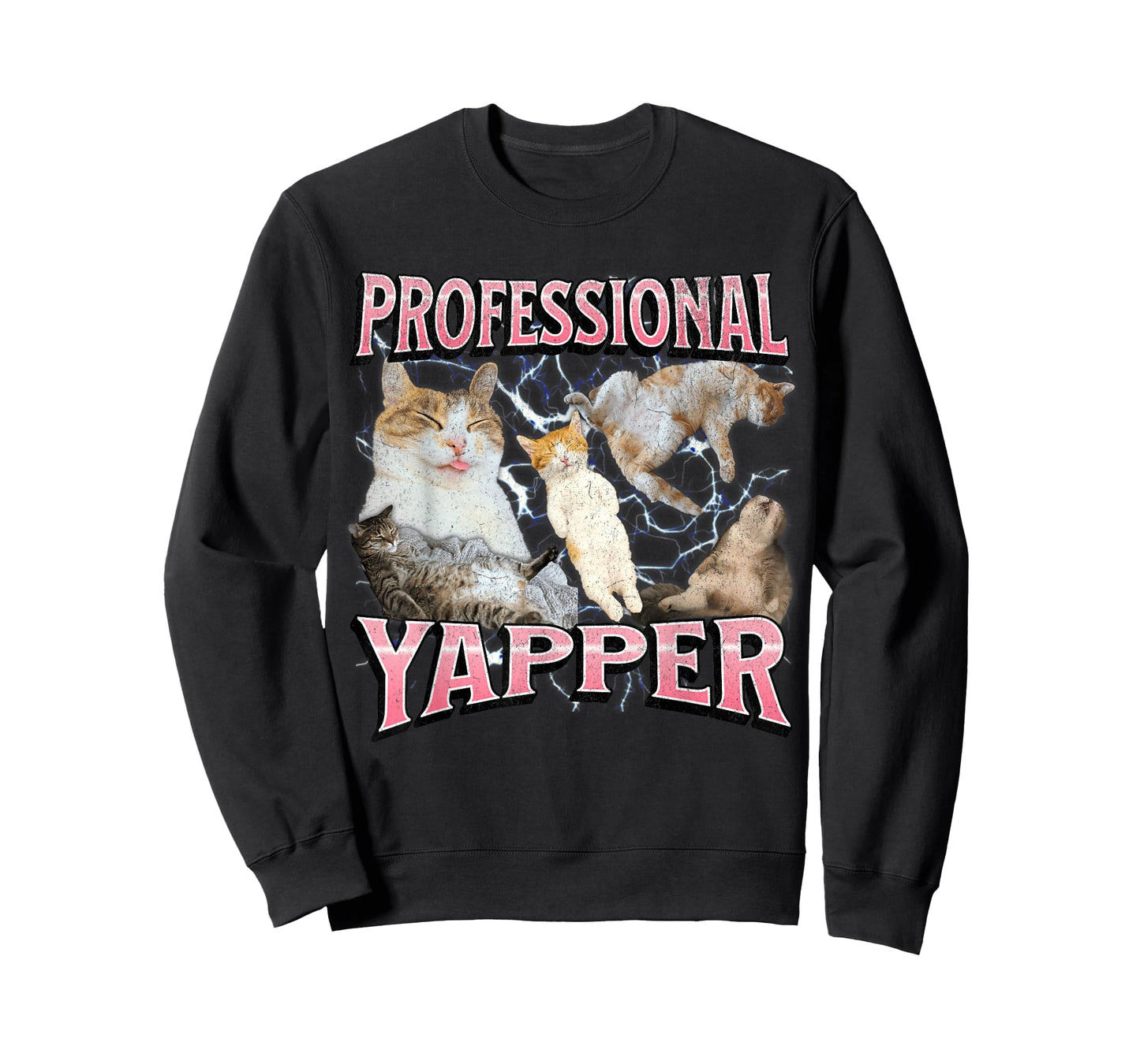 Professional Yapper Funny Cat Meme Bootleg Graphic T-Shirt for Men Women