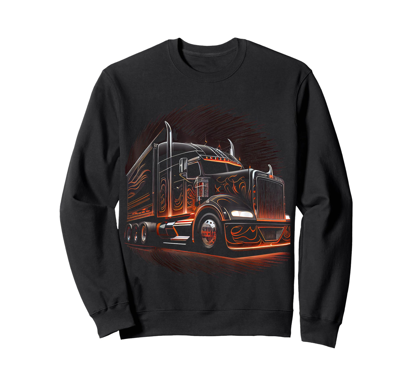 Truck Driver American Flag Trucker T-Shirt