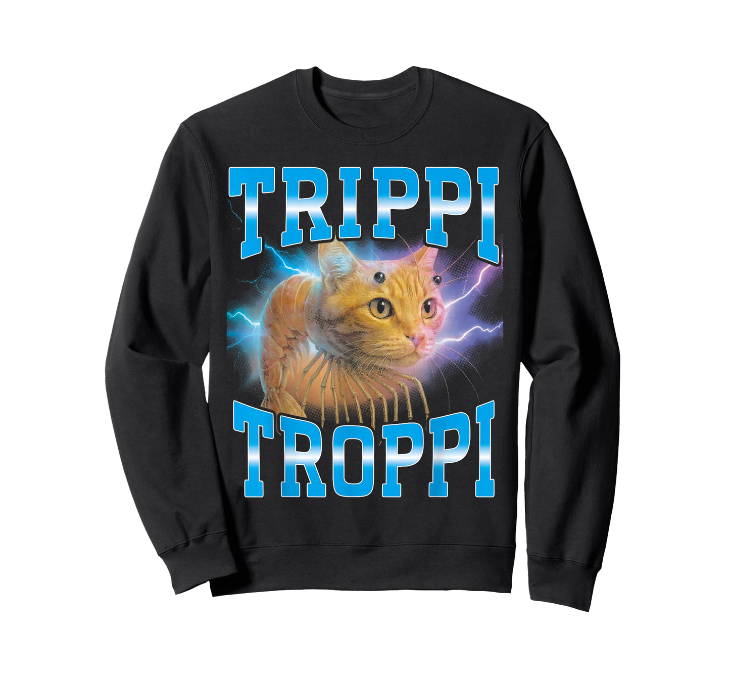 Surreal Italian Brainrot Meme Trippi Troppi Cat Funny T-Shirt