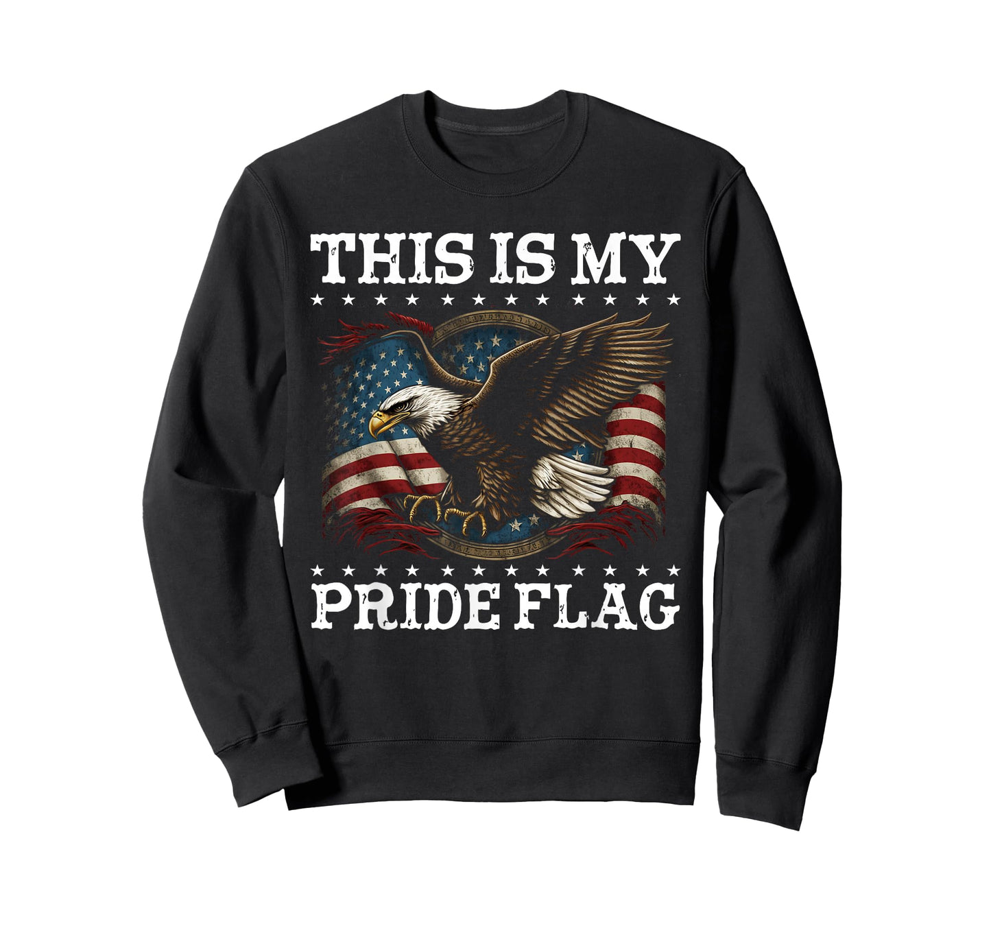 This is My Pride Flag USA American 4th of July Patriotic T-Shirt