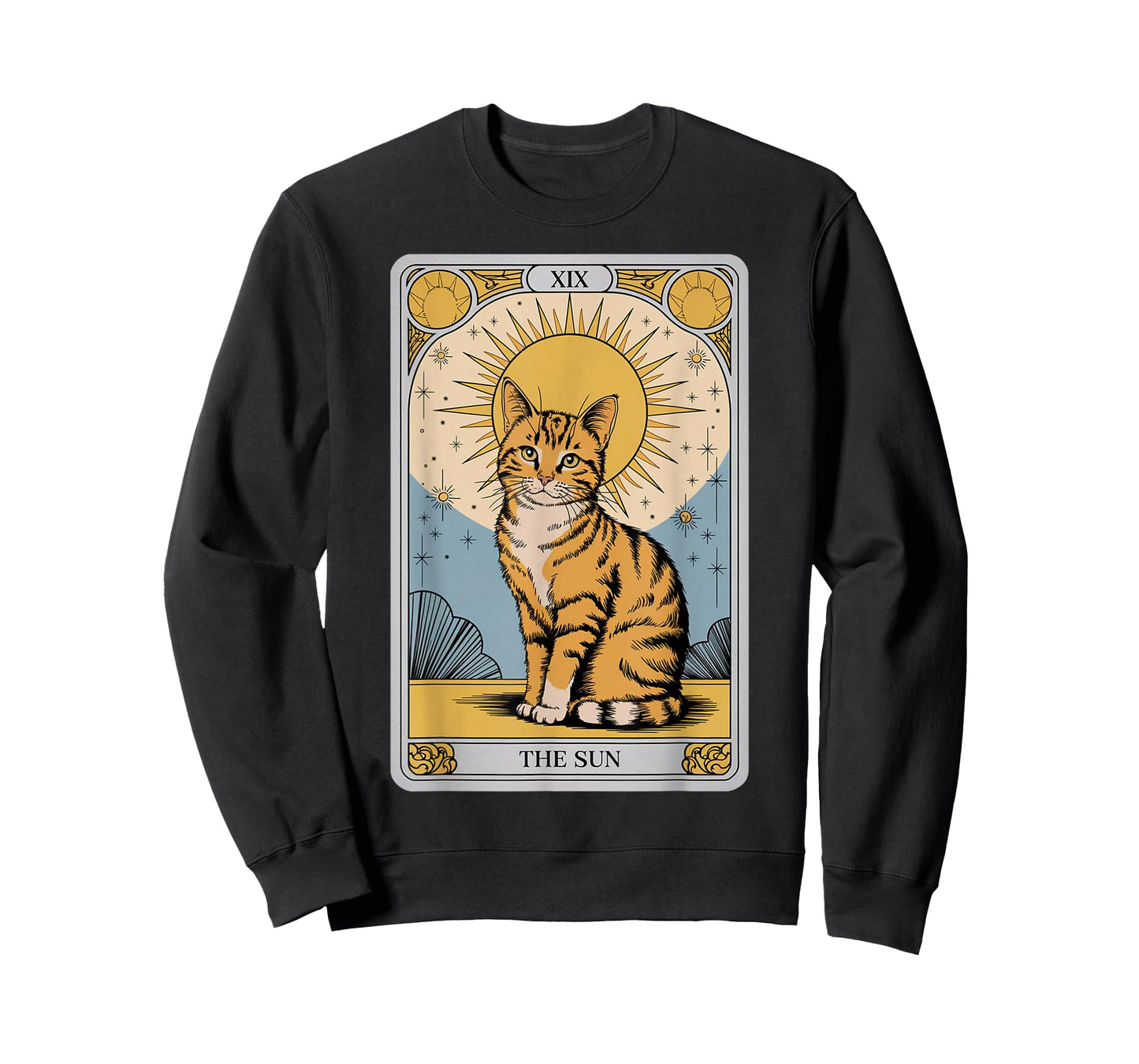 The Sun Tarot Cat – Mystical Orange Tabby with Positive Ener T-Shirt