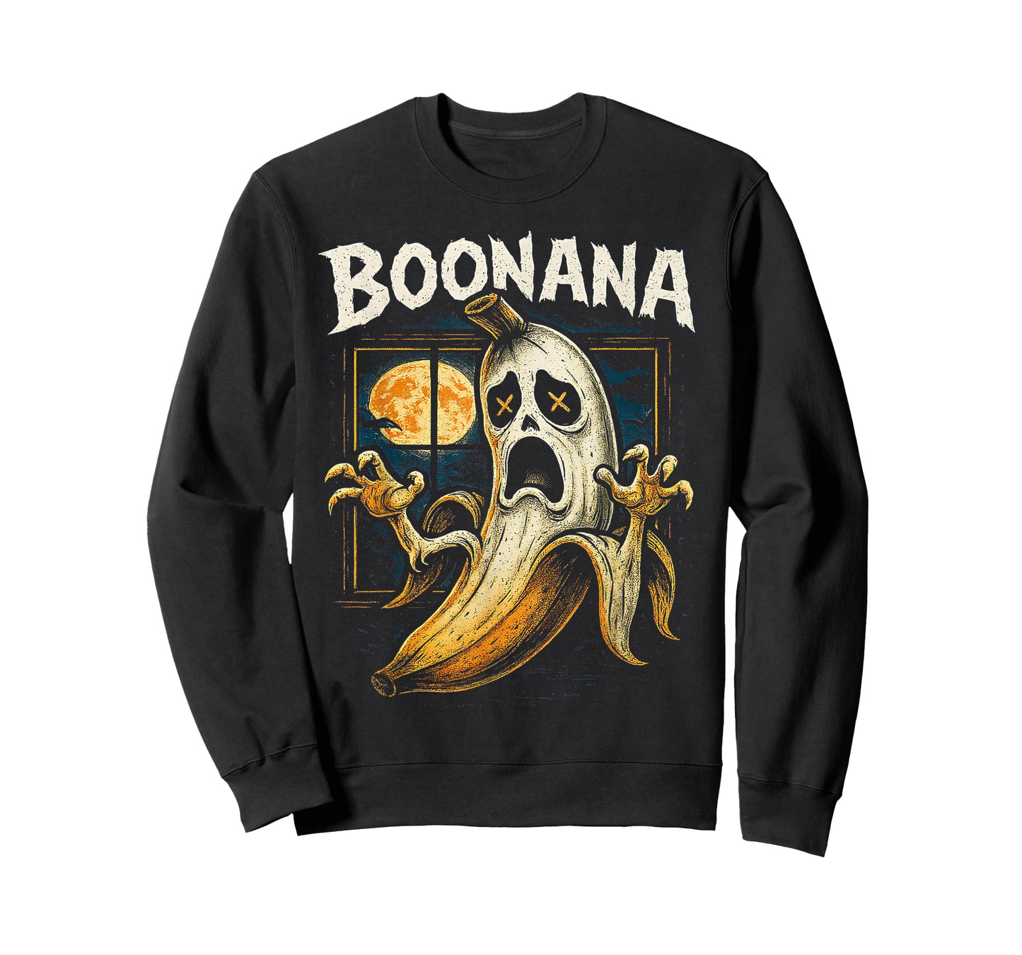 Boonana Cute Ghost Banana Halloween Costume Men Women Kids T-Shirt