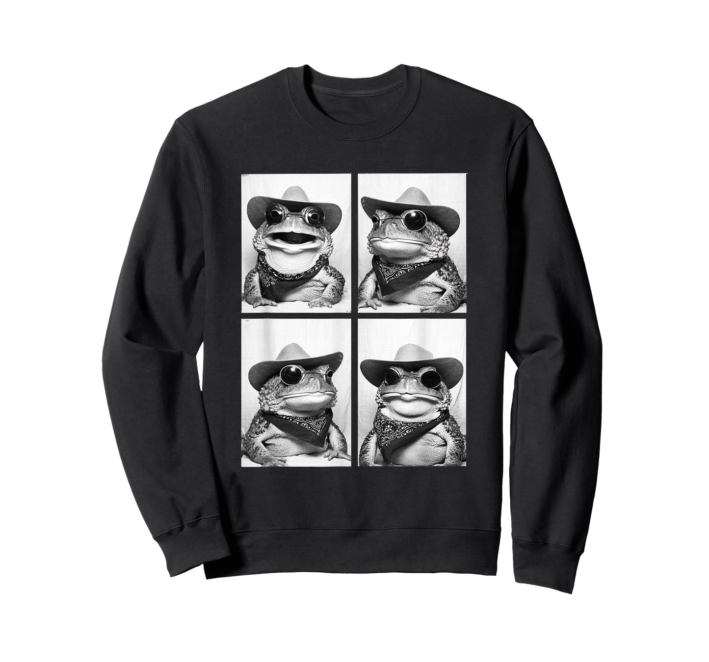 Cowboy Toad with Sunglasses Animal Design Photo Booth Western T-Shirt