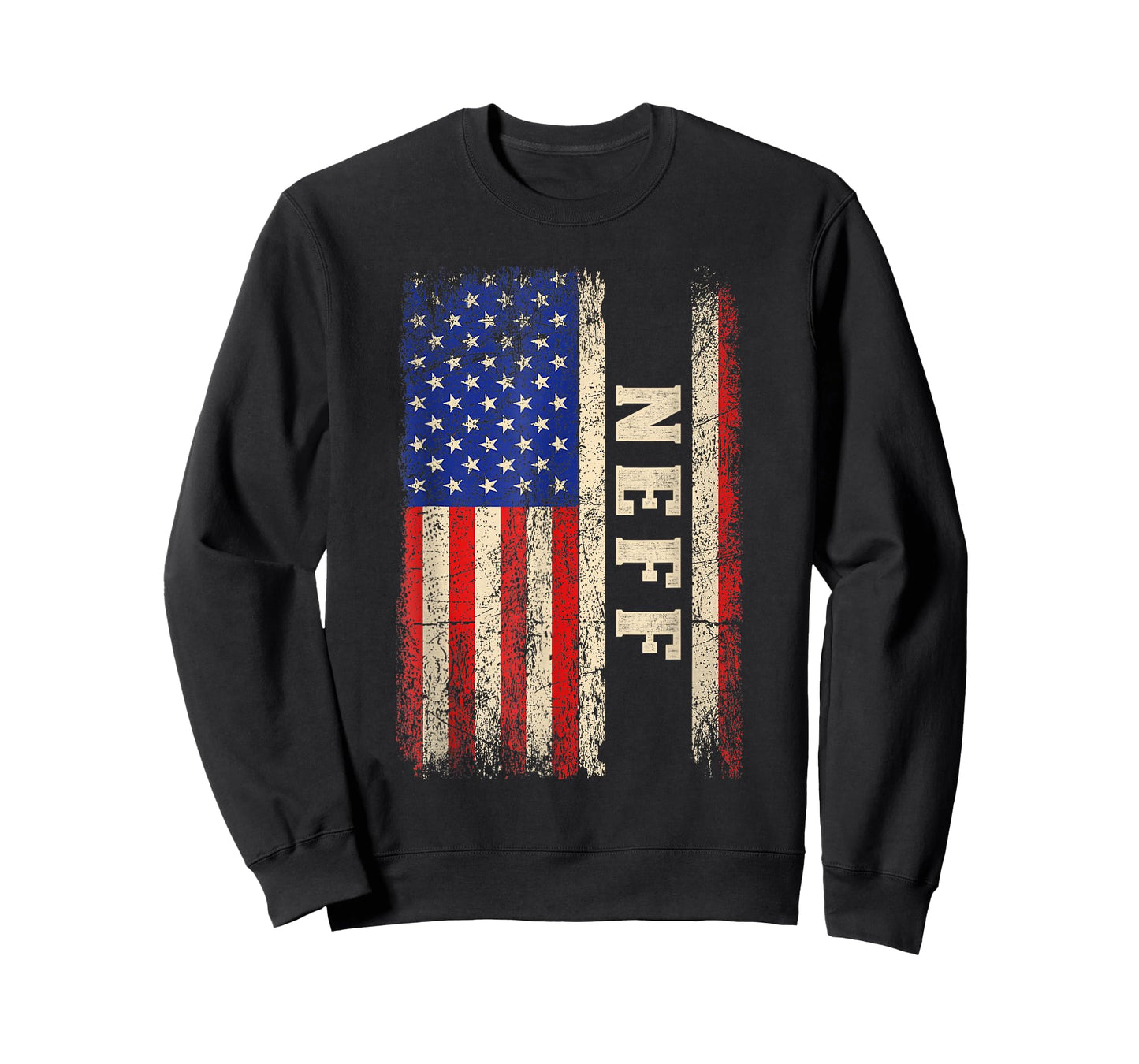 Neff Last Name Shirt Neff Name American Flag T-Shirt