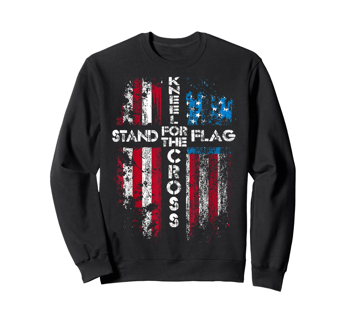 Stand for The Flag, Kneel for The Cross T Shirt T-Shirt